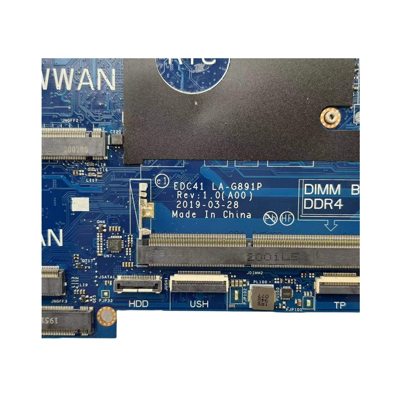 Dell Latitude 5400 Motherboard LA-G891P CN-052T0R with Core i7-8665U CPU - Bighao-Era Laptop part