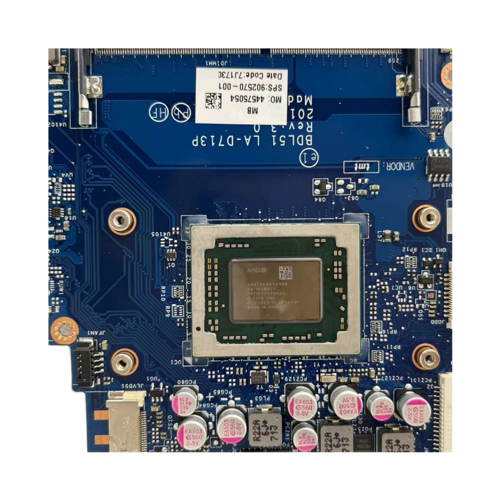 BDL51 LA-D713P Motherboard for HP Pavilion 15-BA with A12-9700P CPU 902570-601 - Bighao-Era Laptop part