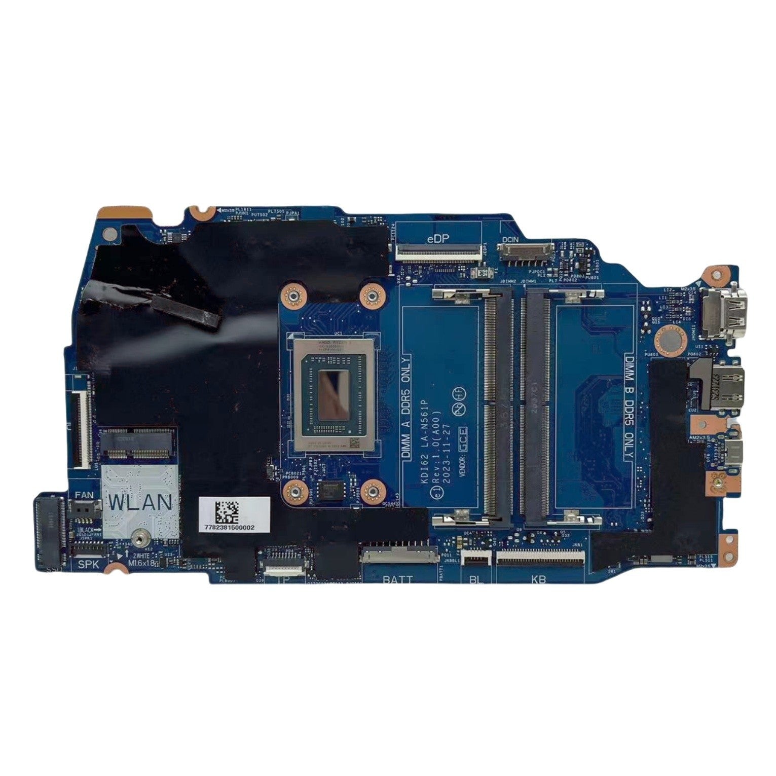Dell Inspiron 16 5645 Motherboard LA-N561P for Ryzen 5 8540U KDI62 056NF1 - Bighao-Era Laptop part