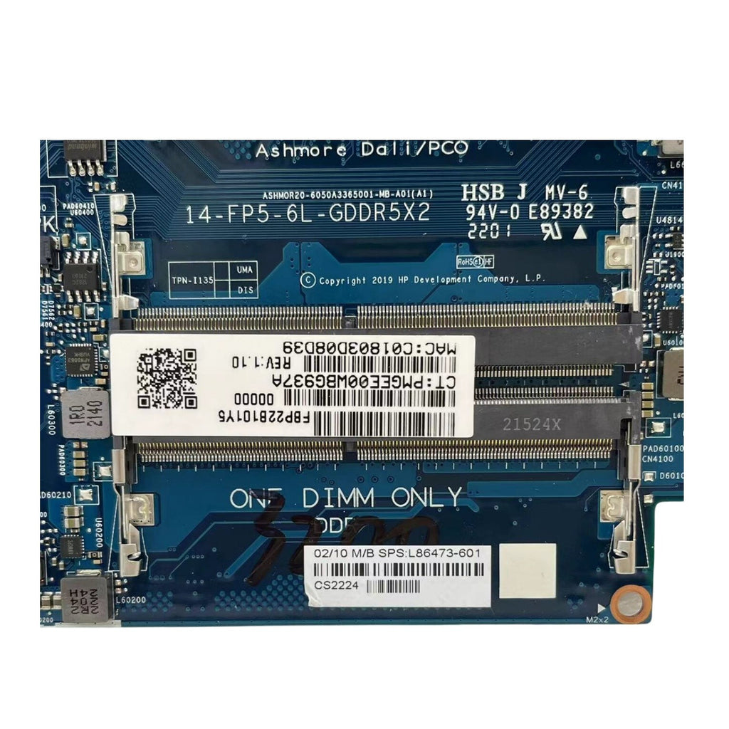 HP 14-DK Motherboard 6050A3365001 for R3-3250U CPU UMA L86473-601 - Bighao-Era Laptop part