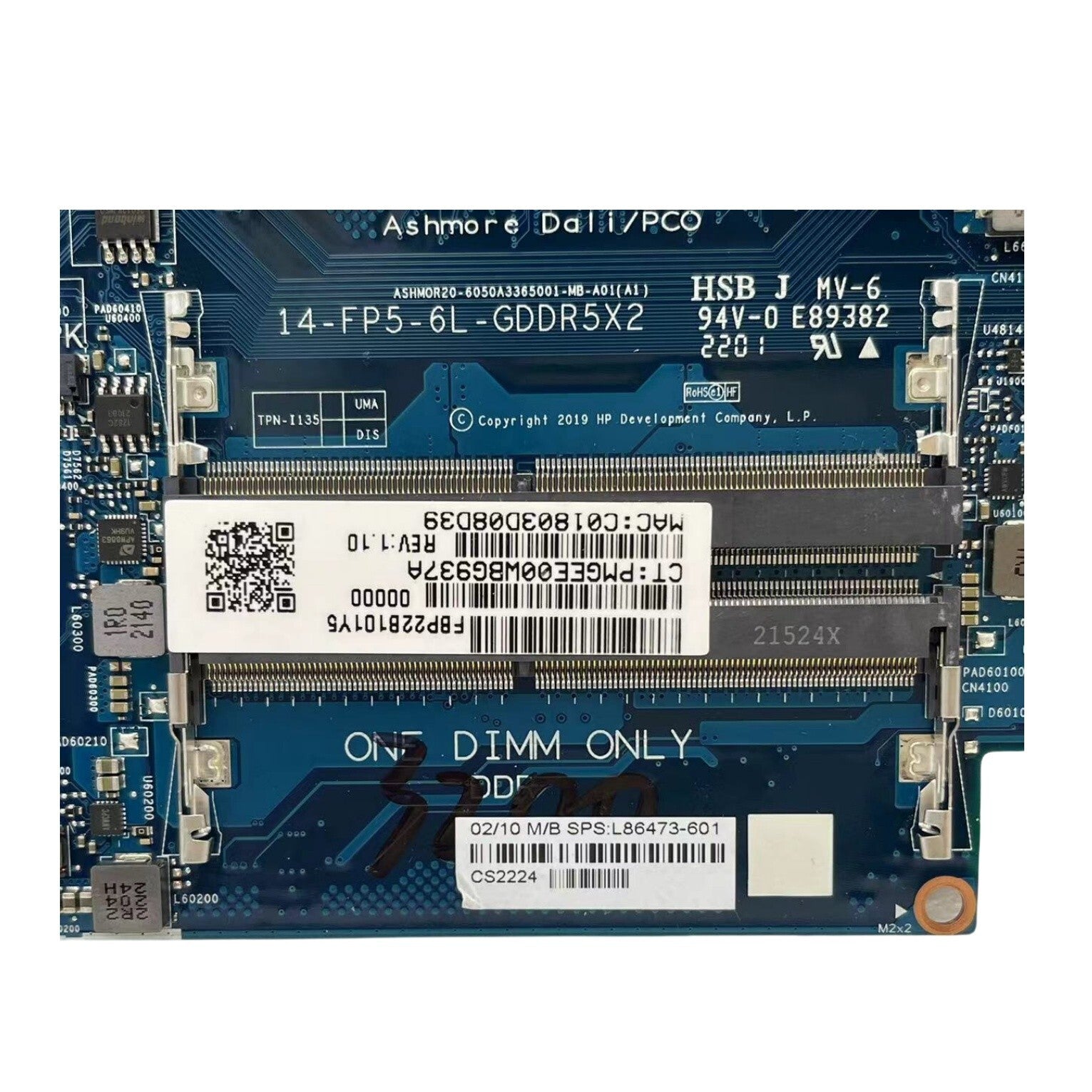 HP 14-DK Motherboard 6050A3365001 for R3-3250U CPU UMA L86473-601 - Bighao-Era Laptop part