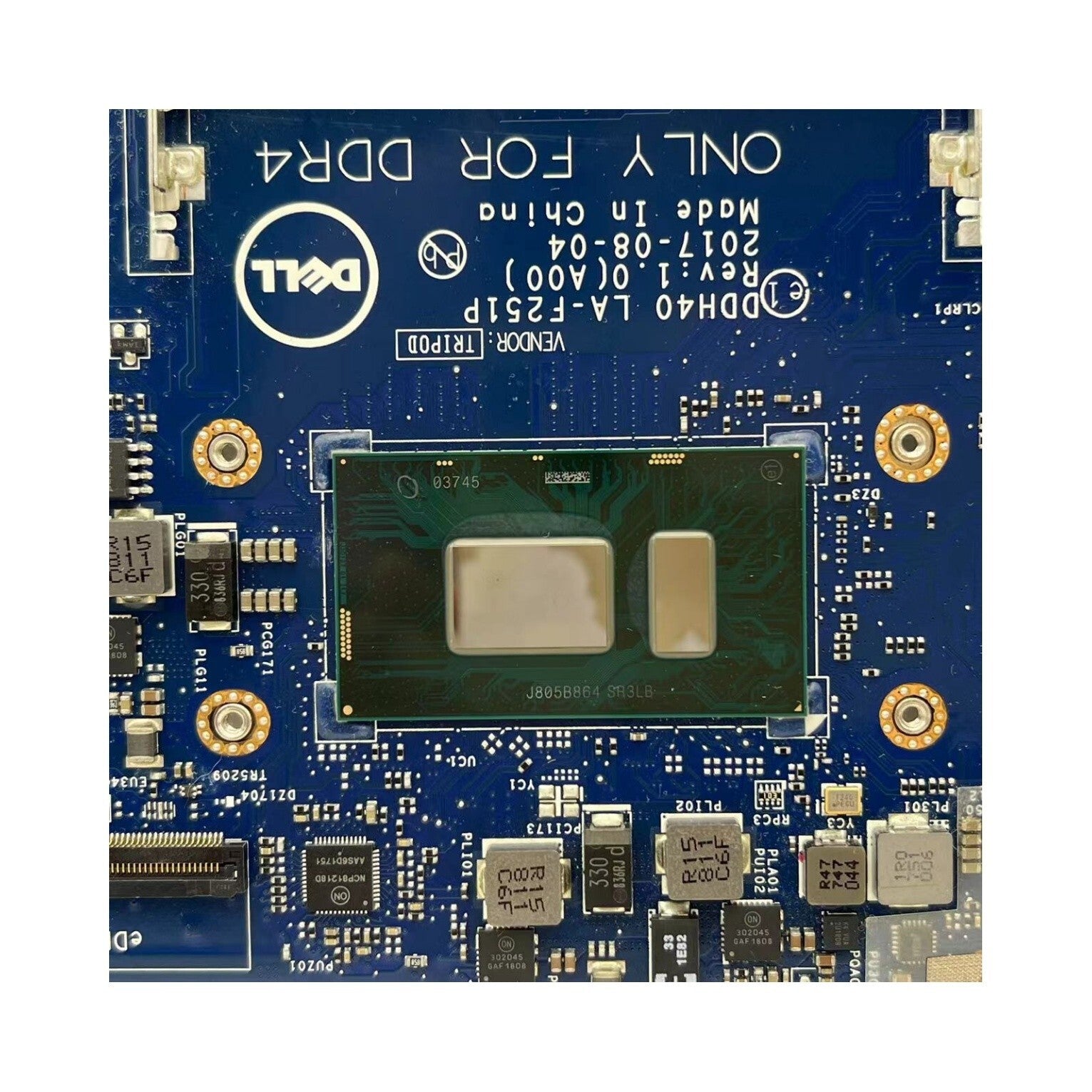 DELL Inspiron 7472 Motherboard LA-F251P i5-8250U DDH40 CN-0RN0N1 UMA - Bighao-Era Laptop part