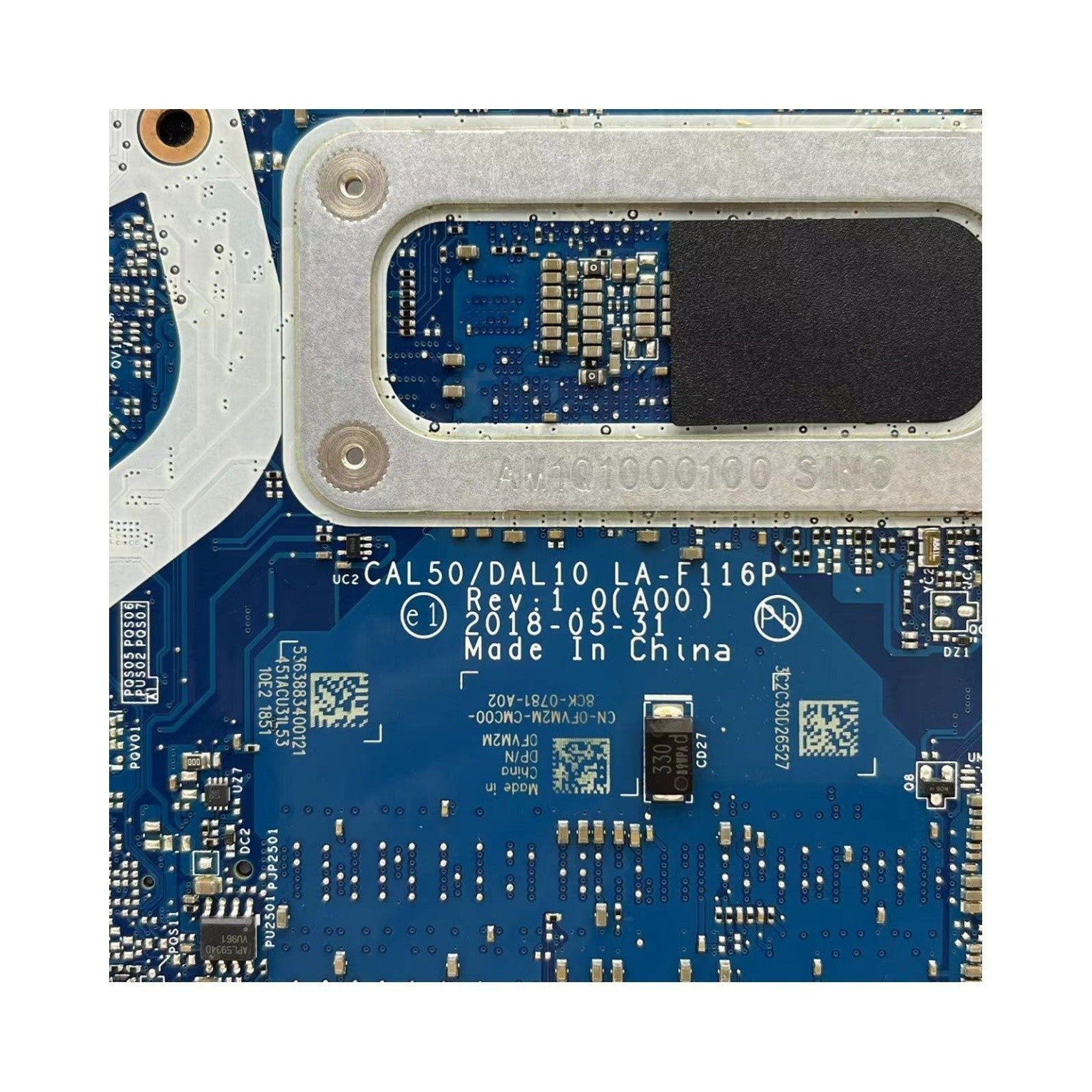LA-F116P For DELL latitude 3490 Laptop Motherboard 0FVM2M With i3-7020U CPU UMA - Bighao-Era Laptop part
