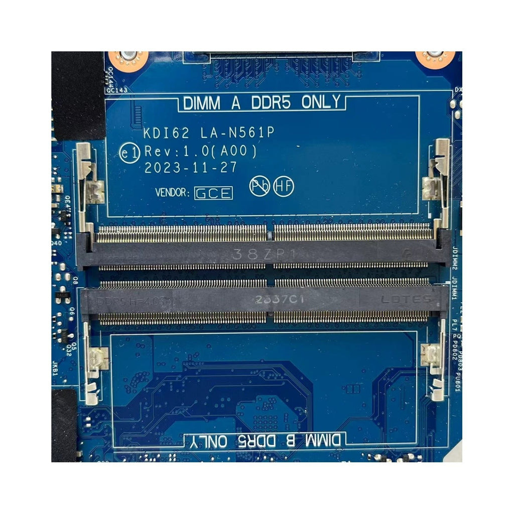 Dell Inspiron 16 5645 Motherboard LA-N561P for Ryzen 5 8540U KDI62 056NF1 - Bighao-Era Laptop part