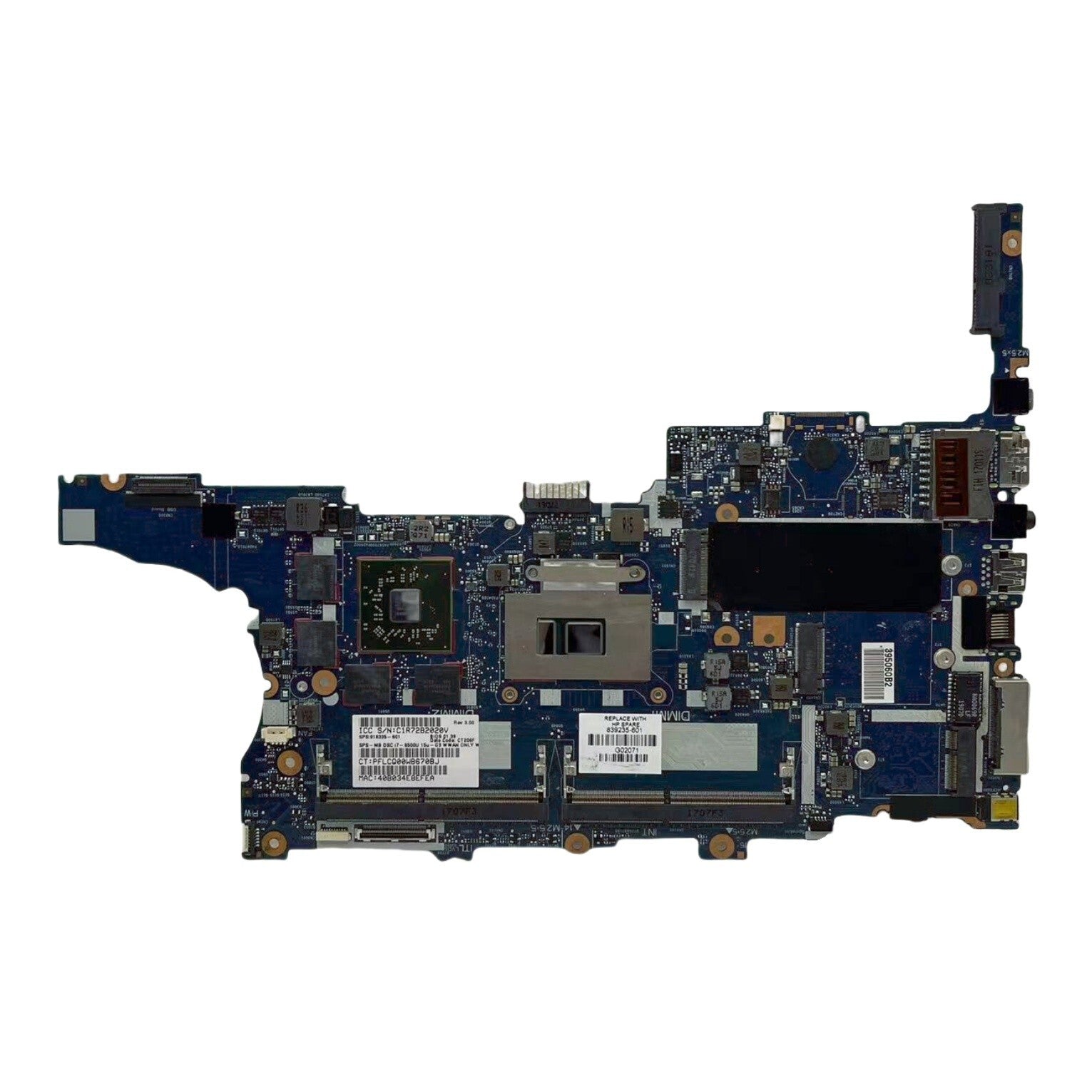 HP 850 G3 Motherboard 6050A2892401 with i7-6500 CPU and M350 2GB Graphics 839235-601 - Bighao-Era Laptop part
