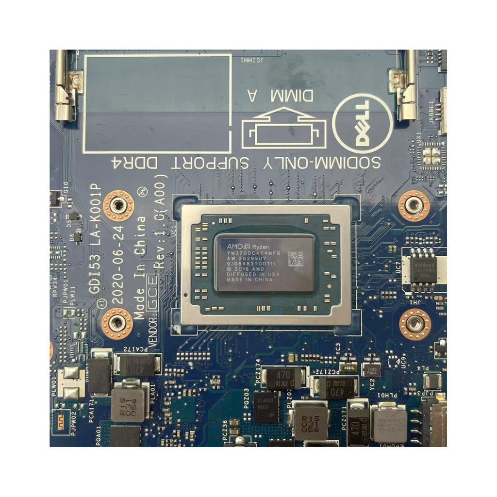 LA-K001P Motherboard Dell Inspiron 15 3505 - Enhance Your AMD R7-3700 Performance - Bighao-Era Laptop part
