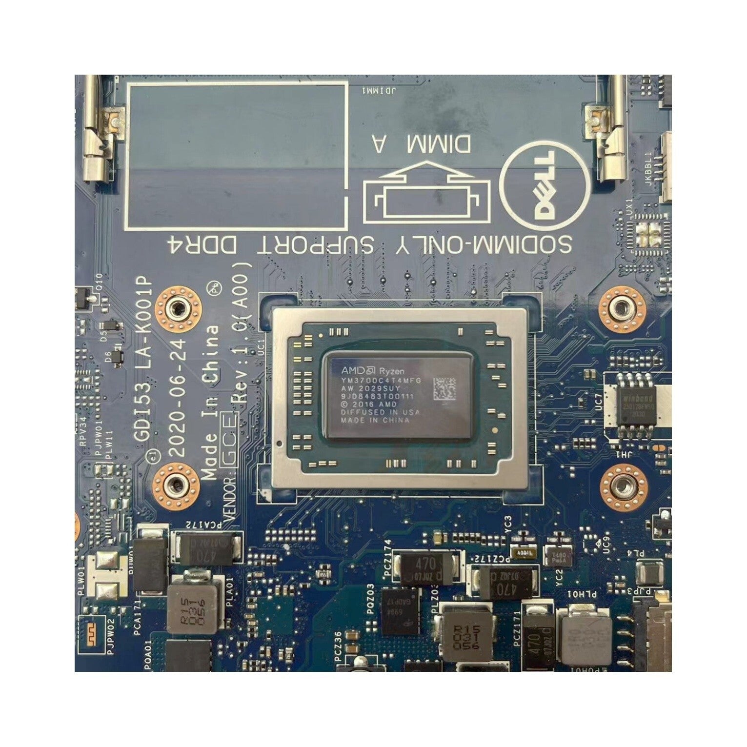 LA-K001P Motherboard Dell Inspiron 15 3505 - Enhance Your AMD R7-3700 Performance - Bighao-Era Laptop part