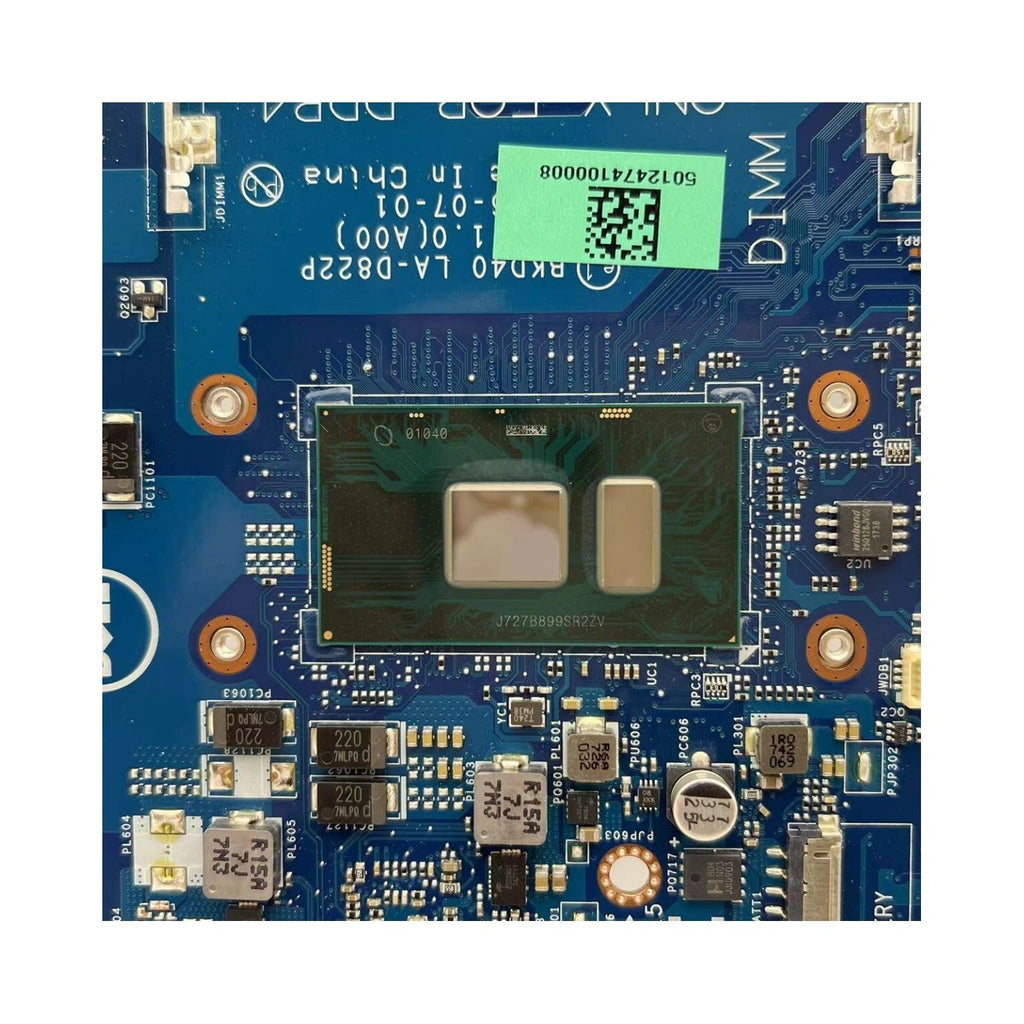 Dell Inspiron 7460 Motherboard LA-D822P with i7-7500U CPU DDR4 029PJX - Bighao-Era Laptop part