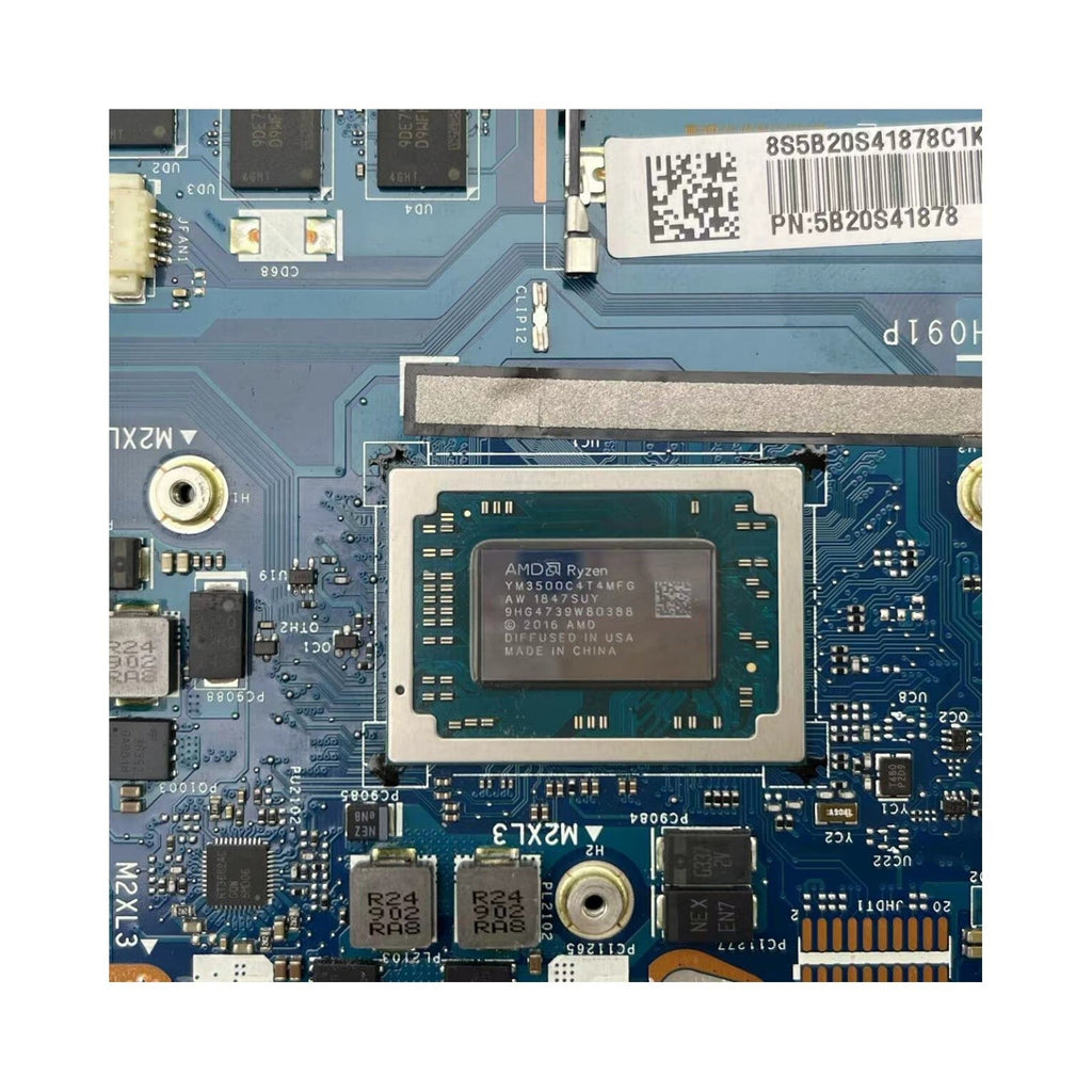 5B20S41878 Lenovo FLEX-14API Motherboard LA-H091P Ryzen R5-3500U CPU 4GB RAM - Bighao-Era Laptop part