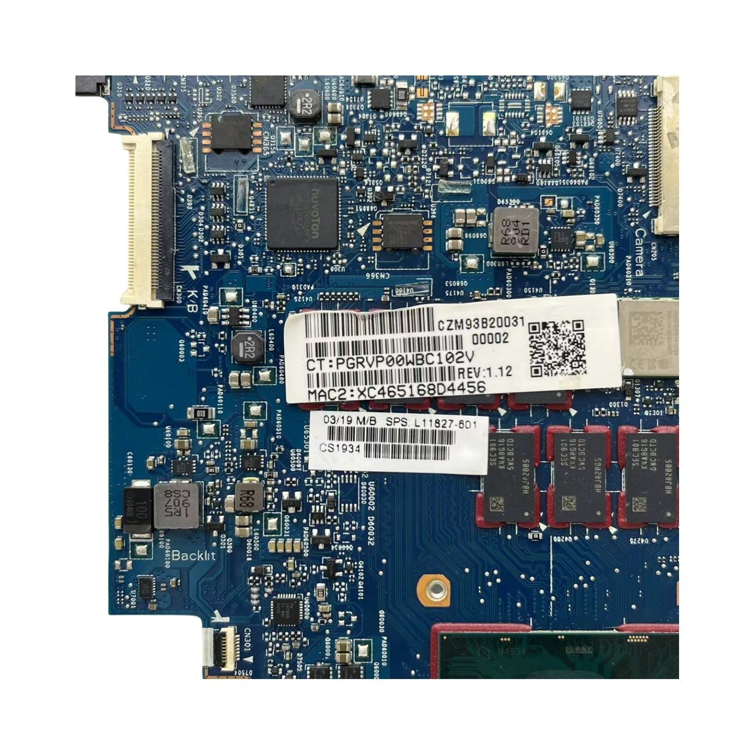 HP EliteBook X360 1030 G2 Motherboard L11827-601 6050A2848001 i7-7500U 8GB - Bighao-Era Laptop part