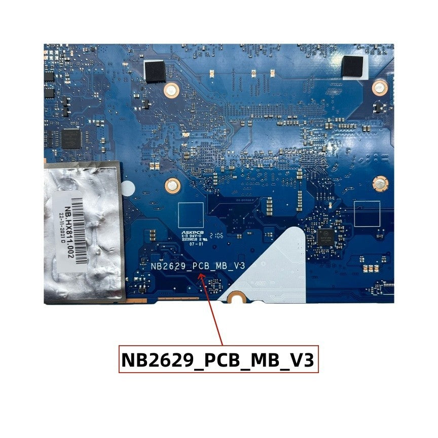 Acer Swift SF313-53 Motherboard NB2629_PCB_MB_V3 for i5 i7 CPU with 8GB/16GB RAM UMA - Bighao-Era Laptop part