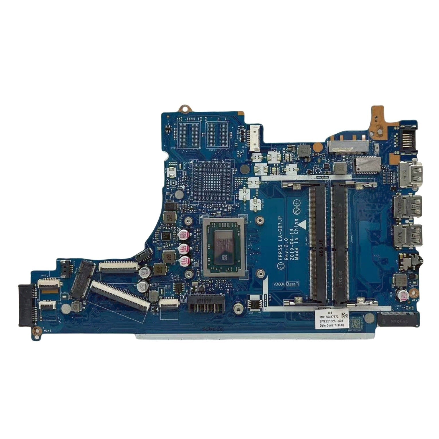 HP 15-DB Motherboard Ryzen R7-3700U LA-G07JP for HP 15-DB 15T-DB 15-db1xxx with L51325-601 CPU - Bighao-Era Laptop part