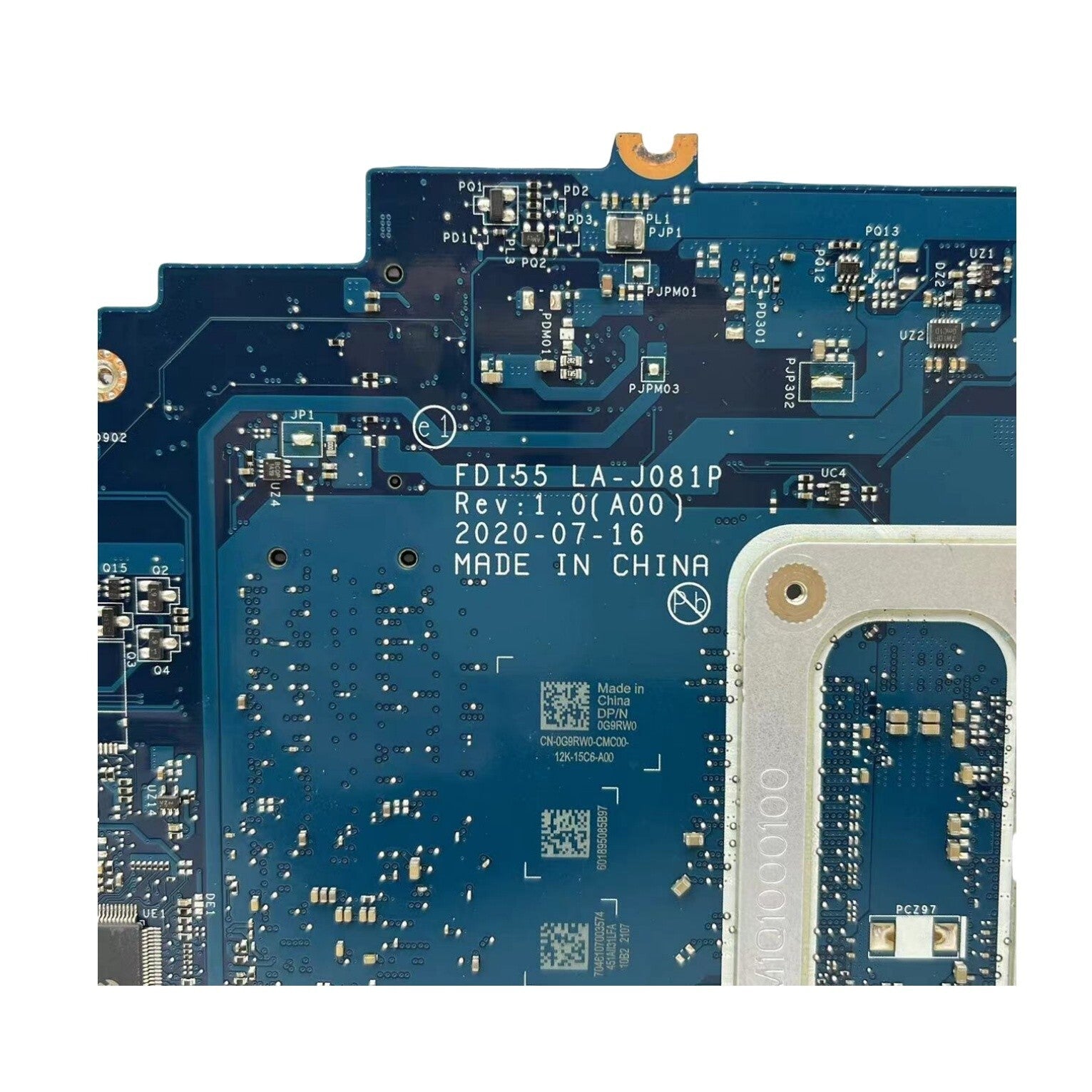 Dell Inspiron 15 3501 Motherboard LA-J081P 004C38 UMA with i7-1065G7 - Bighao-Era Laptop part