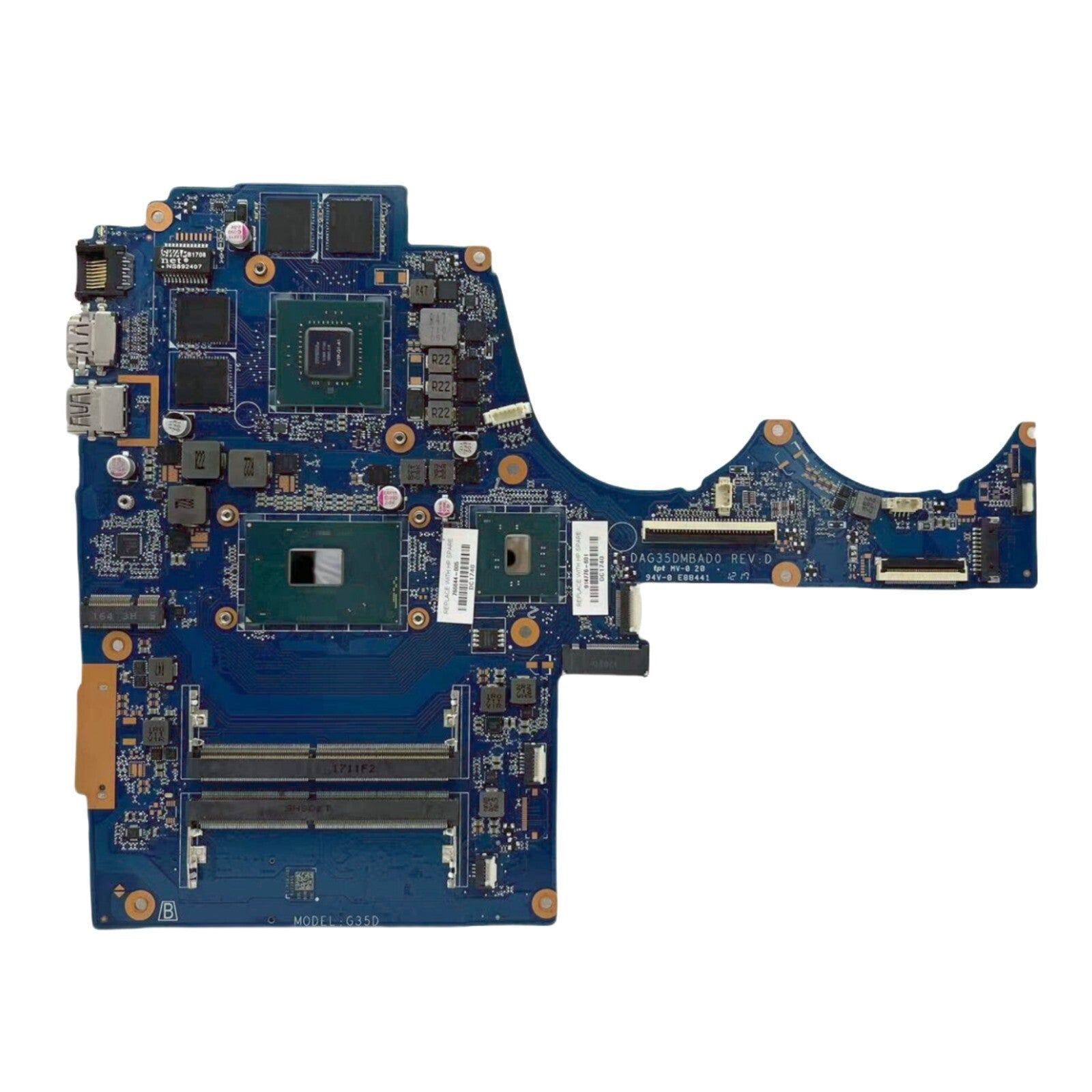 914776-601 For HP 15-AX 15-BC Motherboard i7-7700HQ GTX1050Ti-4G DAG35DMBAD0 - Bighao-Era Laptop part