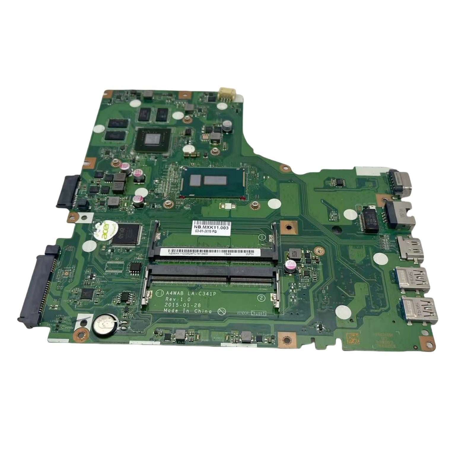A4WAB LA-C341P For Acer Aspire E5-473G Motherboard With i3-5005U GT920M 2GB GPU - Bighao-Era Laptop part