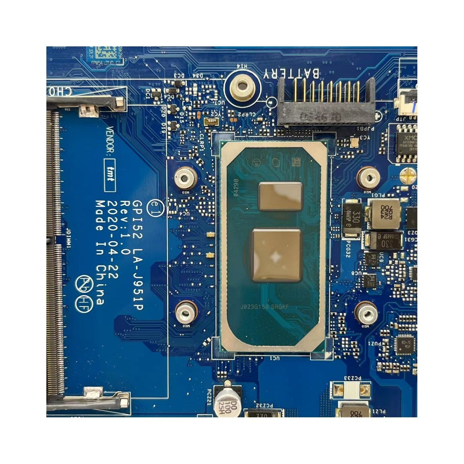 GPI52 LA-J951P HP 250 G7 Motherboard with i3-1005G1 CPU L92842-601 - Bighao-Era Laptop part