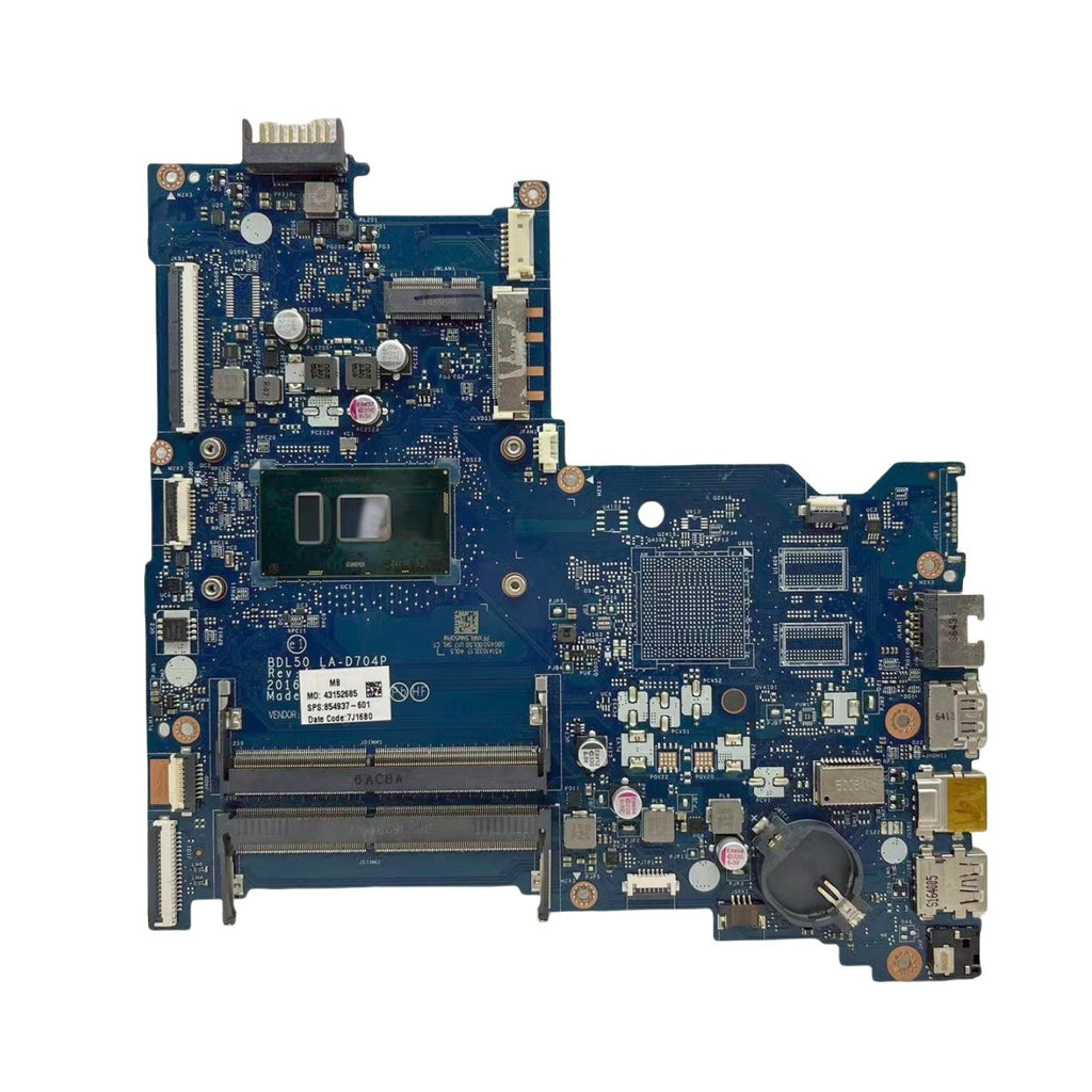 HP 15-AY Laptop Motherboard LA-D704P with UMA 854937-601 and i5-6200U CPU - Bighao-Era Laptop part