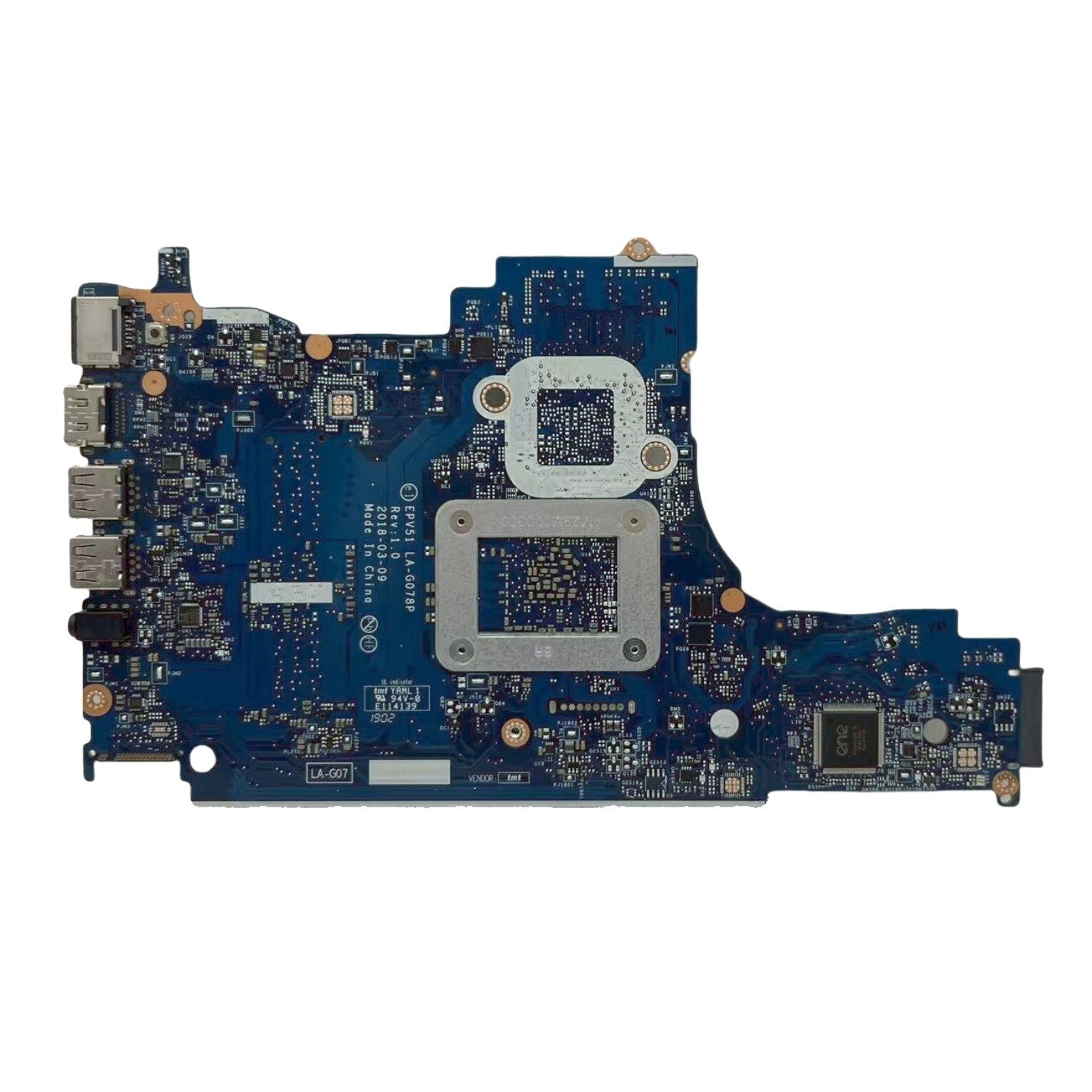 HP 15-DB Laptop Motherboard LA-G078P EPV51 L20478-601 UMA with A6-9225 CPU - Bighao-Era Laptop part
