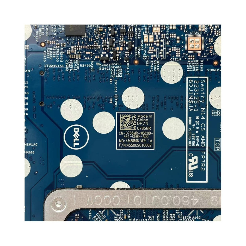 Dell Inspiron 14 5445 Motherboard 223125-1 for AMD Ryzen 5 8540U – Replacement Part - Bighao-Era Laptop part
