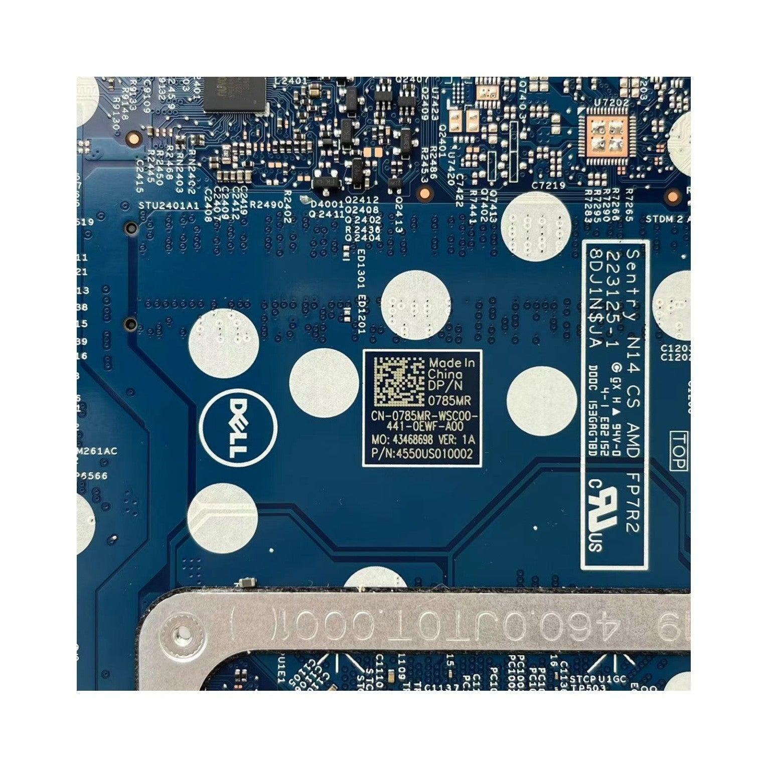 Dell Inspiron 14 5445 Motherboard 223125-1 for AMD Ryzen 5 8540U – Replacement Part - Bighao-Era Laptop part