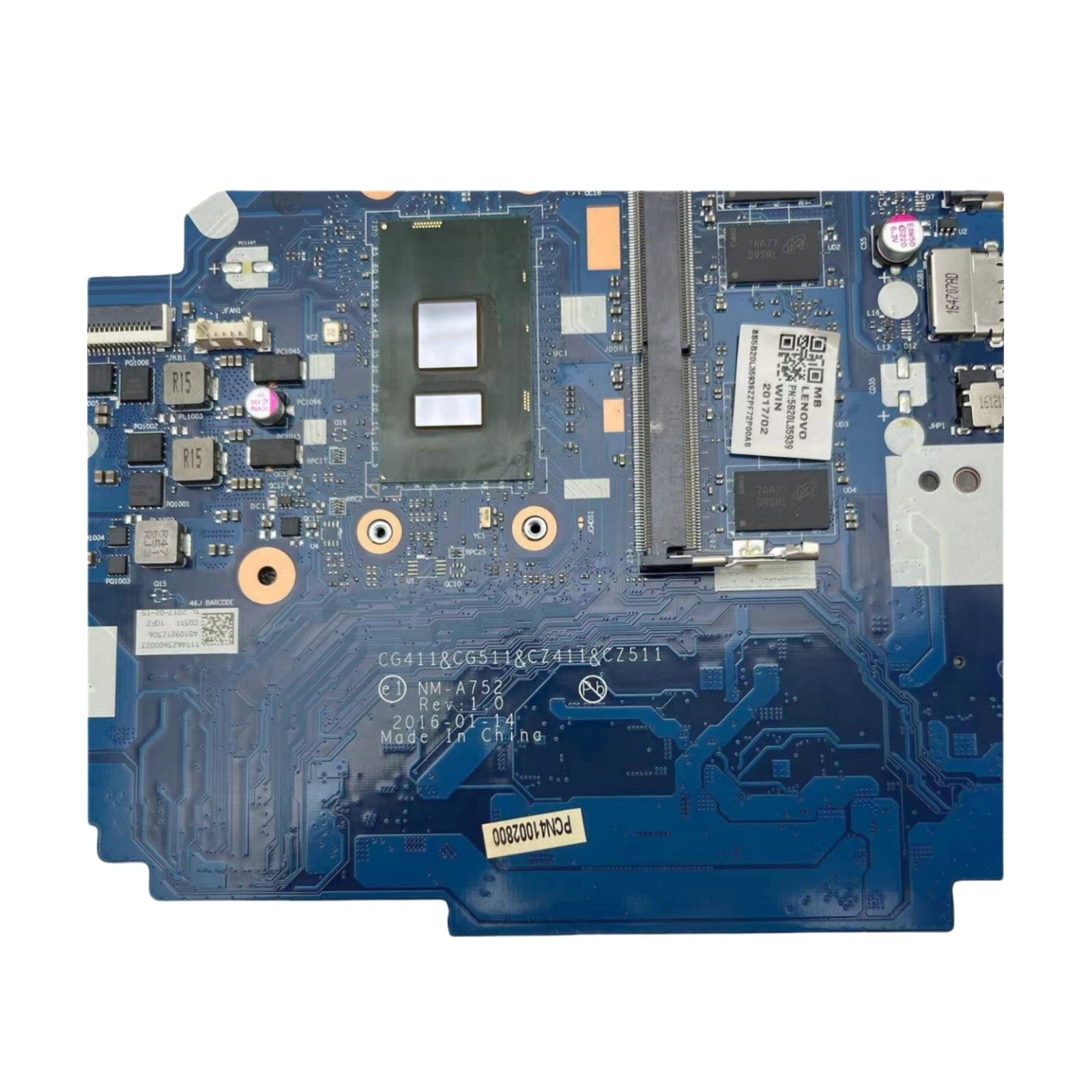 Lenovo Ideapad 310-15ISK Motherboard NM-A752 for i3/i5 CPU, 4GB RAM, 5B20N06906 - Bighao-Era Laptop part
