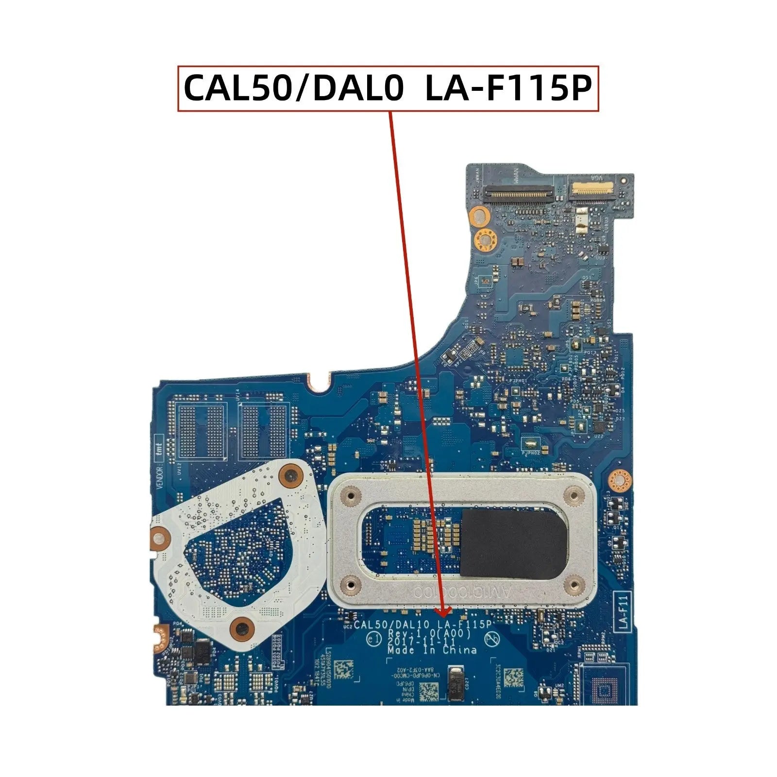 Dell Latitude 3490 3590 Motherboard LA-F115P with i5-8250U CPU UMA CN-09XJTY - Bighao-Era Laptop part