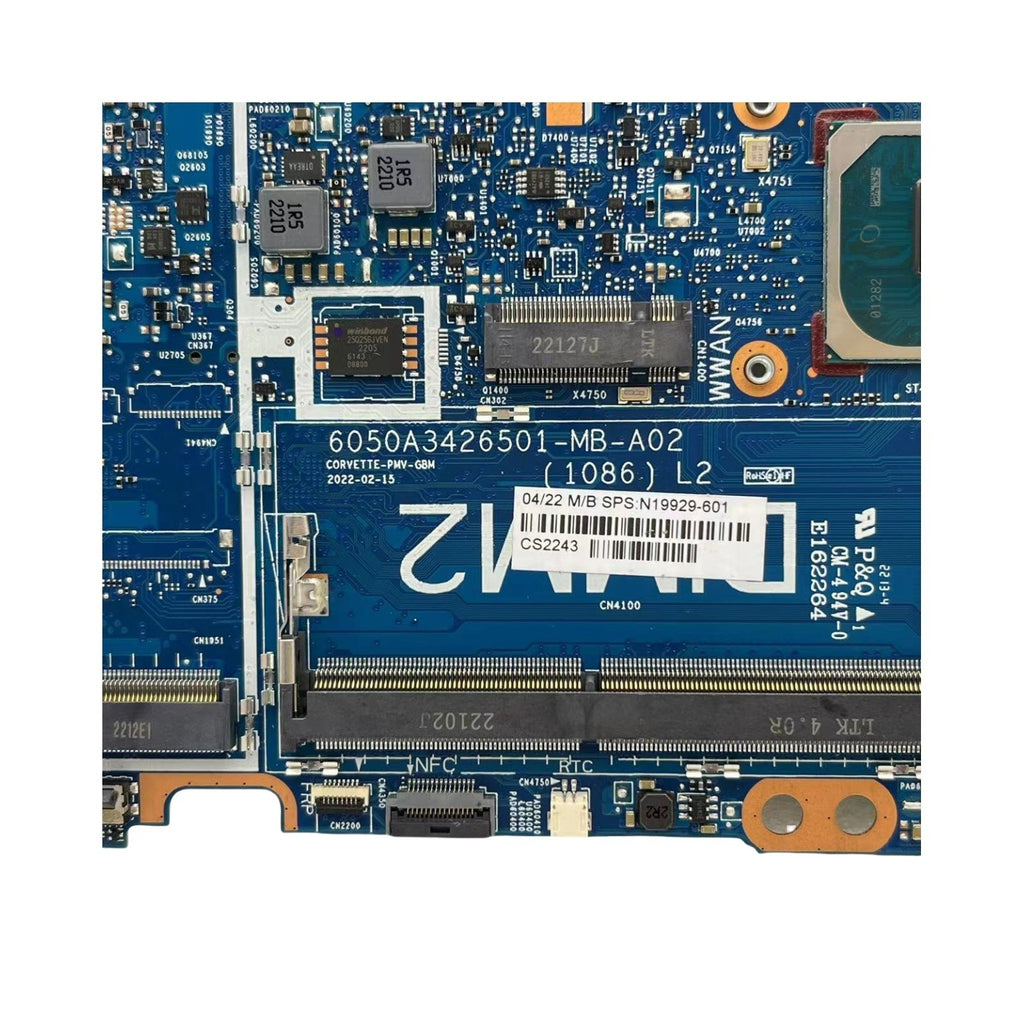 6050A3426501 For HP Elitebook 830 G8 840 G8 Motherboard i5-1145G7 CPU N19929-601 - Bighao-Era Laptop part