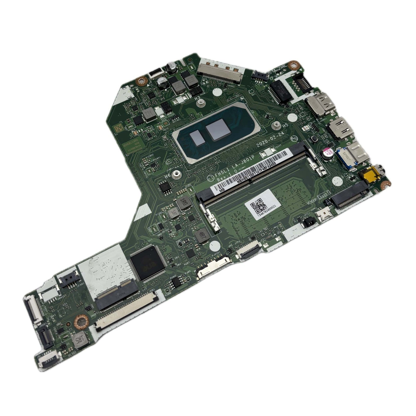LA-J801P Acer Aspire A315-56 Motherboard with i3-1005G1 CPU and 4GB RAM NBHS511002 - Bighao-Era Laptop part
