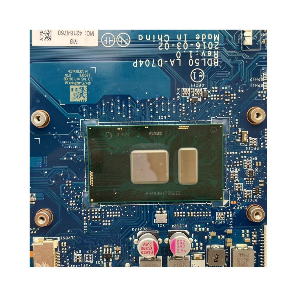 BDL50 LA-D704P HP 15-AY Motherboard 854934-601 with i7-6500U CPU - Bighao-Era Laptop part