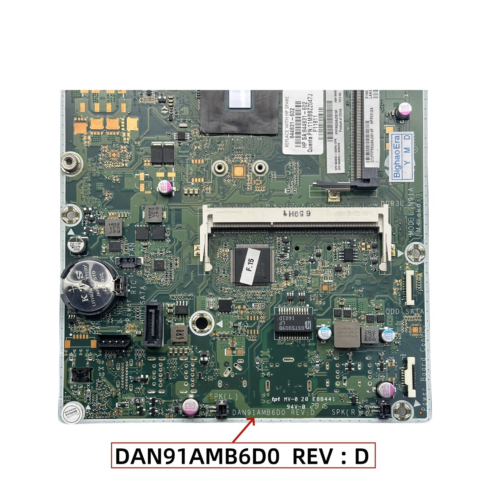 HP 20-C023W Motherboard 844831-602 with J3060 J3710 CPU DAN91AMB6D - Bighao-Era Laptop part
