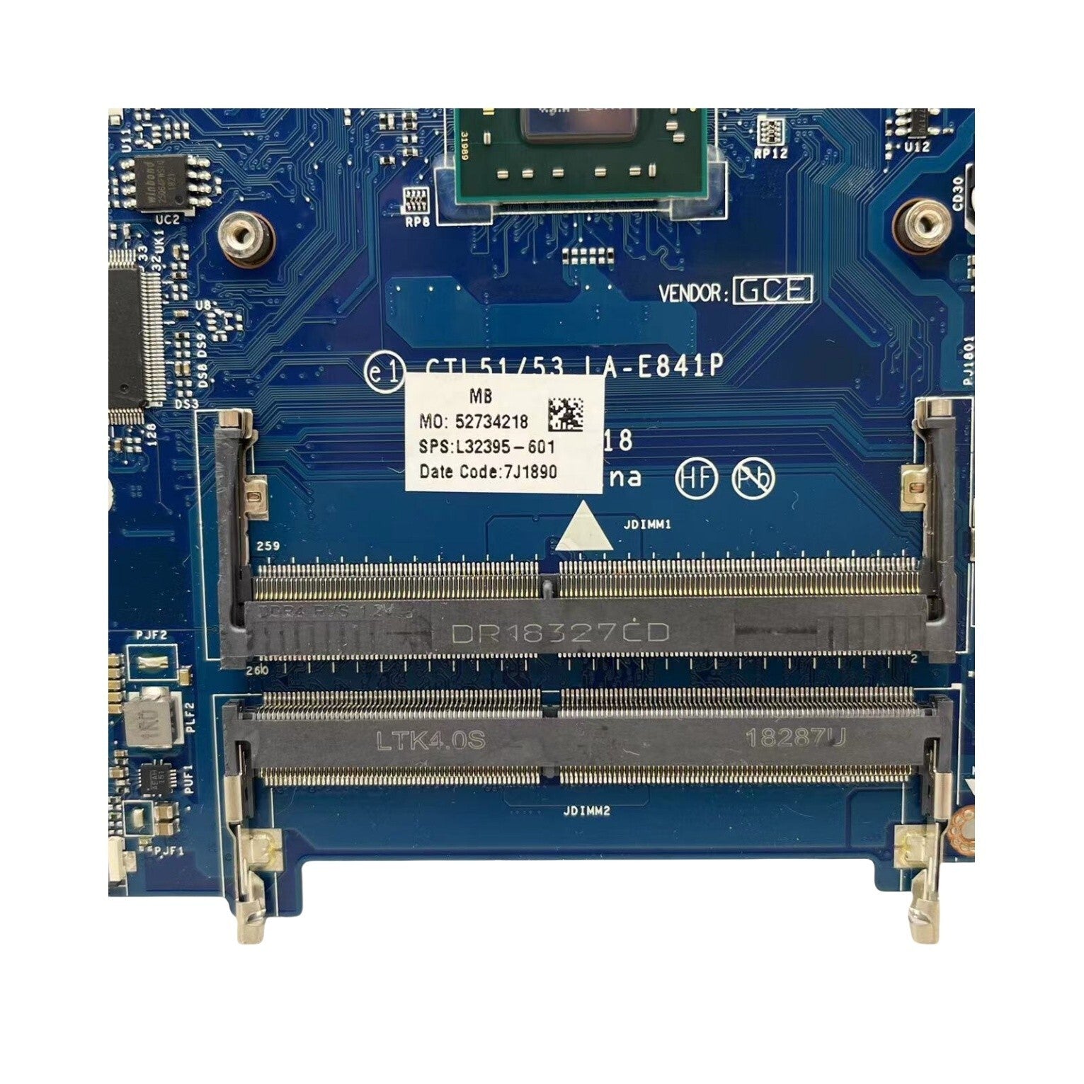 For HP Pavilion 255 G6 Laptop Motherboard With E2-9000 CPU LA-E841P L32395-601 - Bighao-Era Laptop part