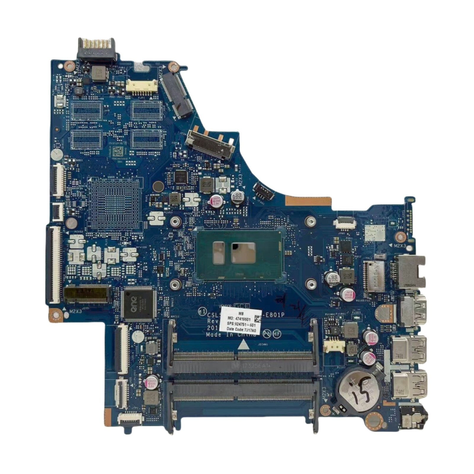For HP Pavilion 15-BS Laptop Motherboard LA-E801P 924751-601 With i5-7200U CPU - Bighao-Era Laptop part