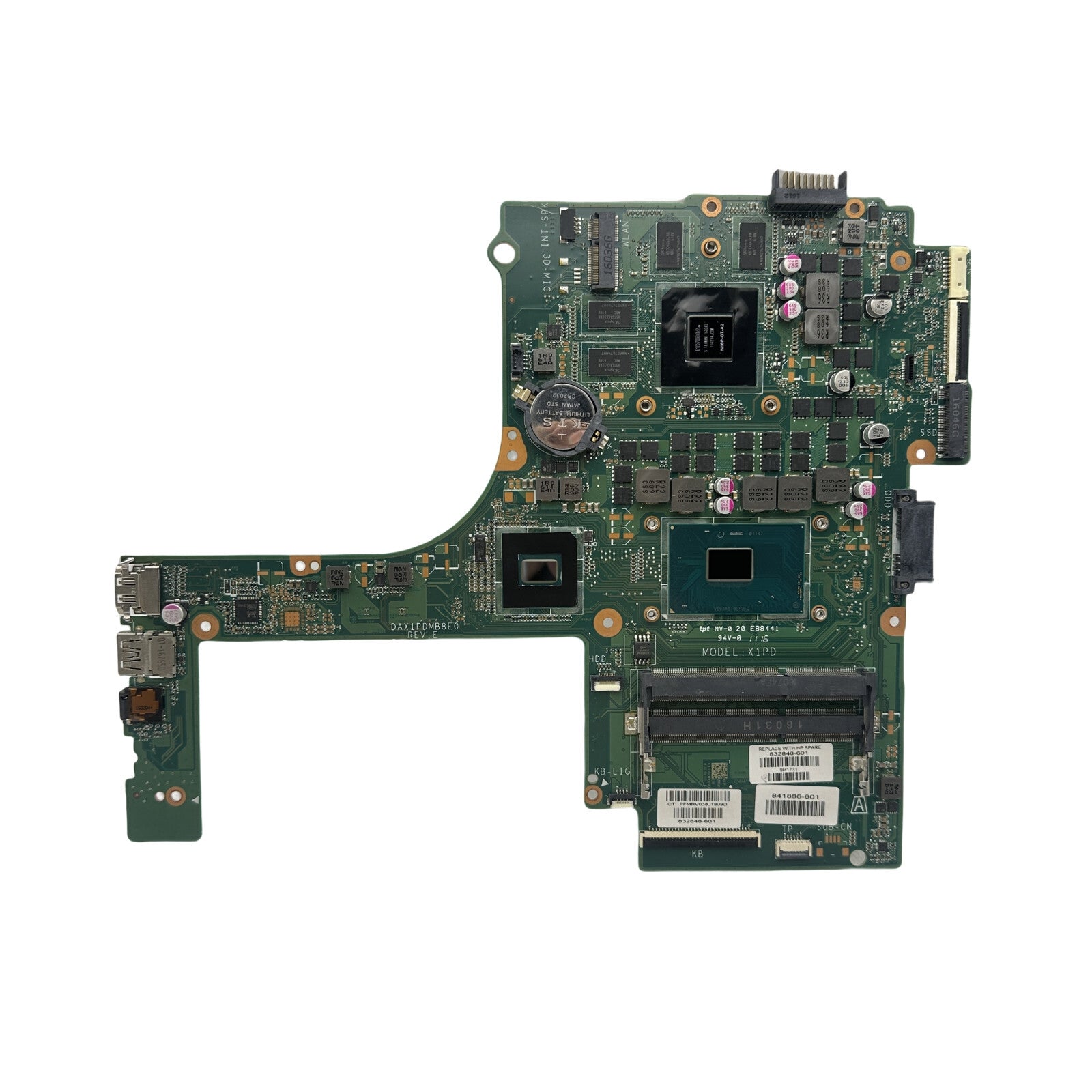 DAX1PDMB8E0 For HP TPN-Q159 15-AK Motherboard i7-6700HQ CPU GTX950-4G 832848-601 - Bighao-Era Laptop part