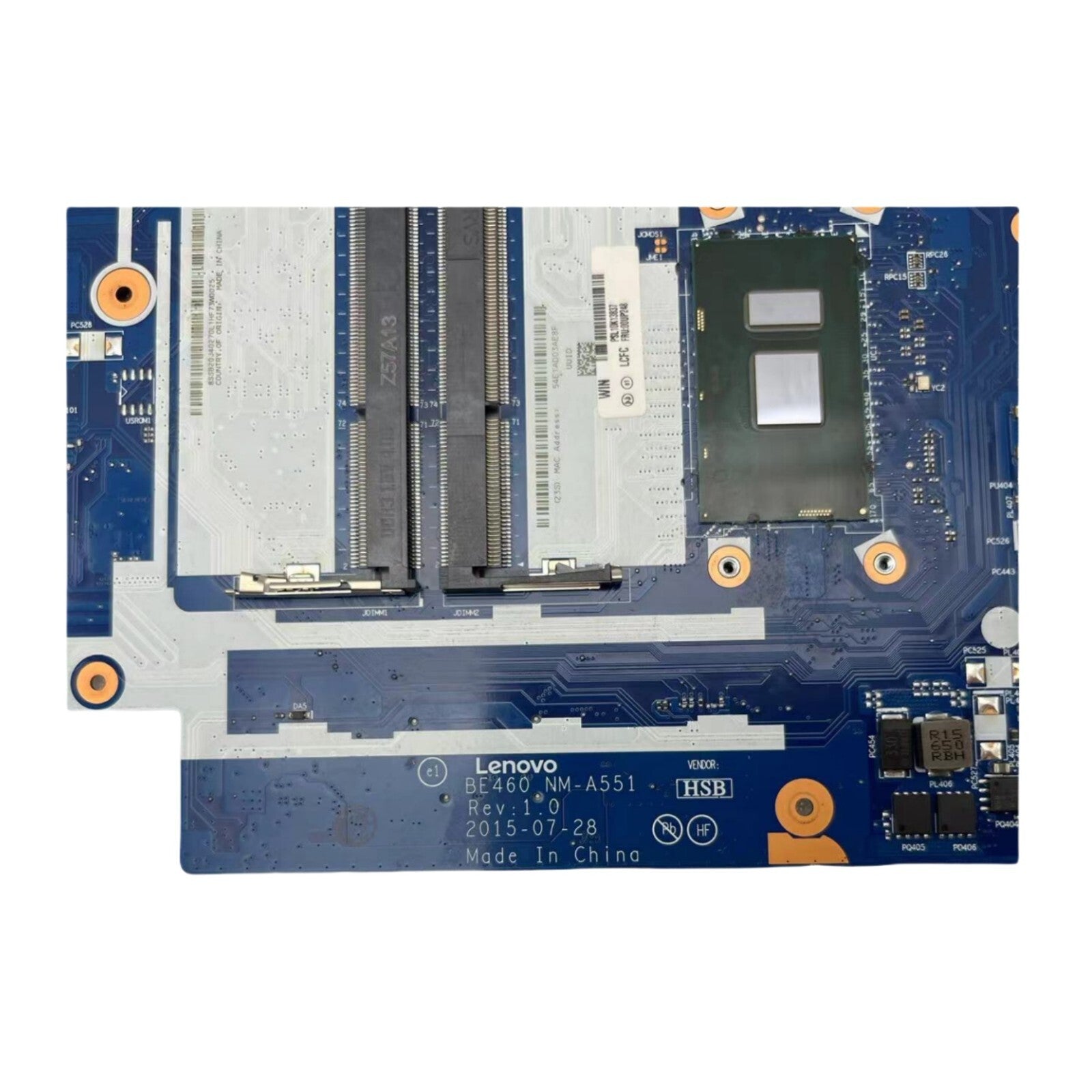 FRU:00UP248 Lenovo Thinkpad E460 Motherboard NM-A551 i5-6200U CPU - Bighao-Era Laptop part