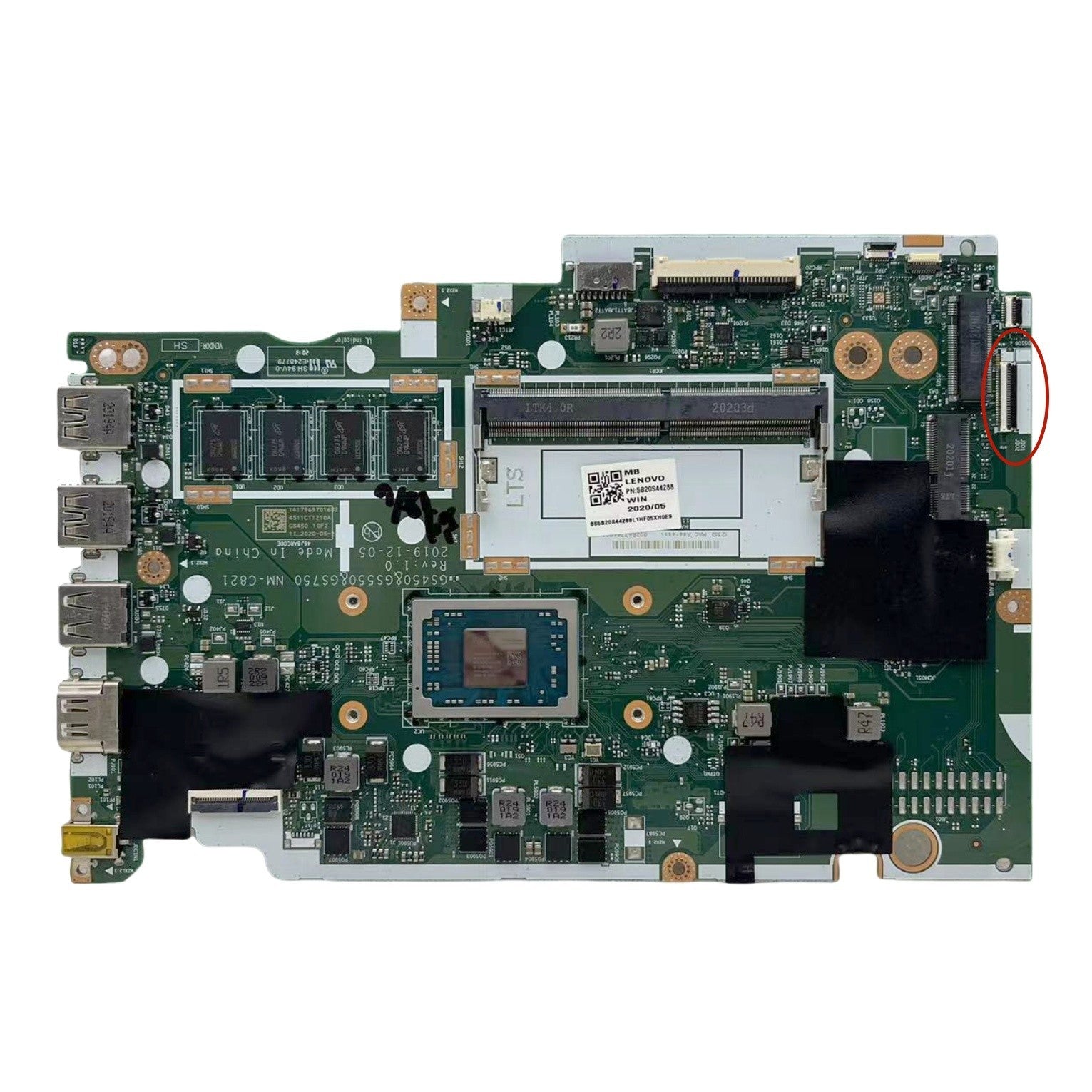 5B20S44288 Lenovo Ideapad 3 14ADA05 Motherboard NM-C821 Athlon 3050U CPU 4GB - Bighao-Era Laptop part