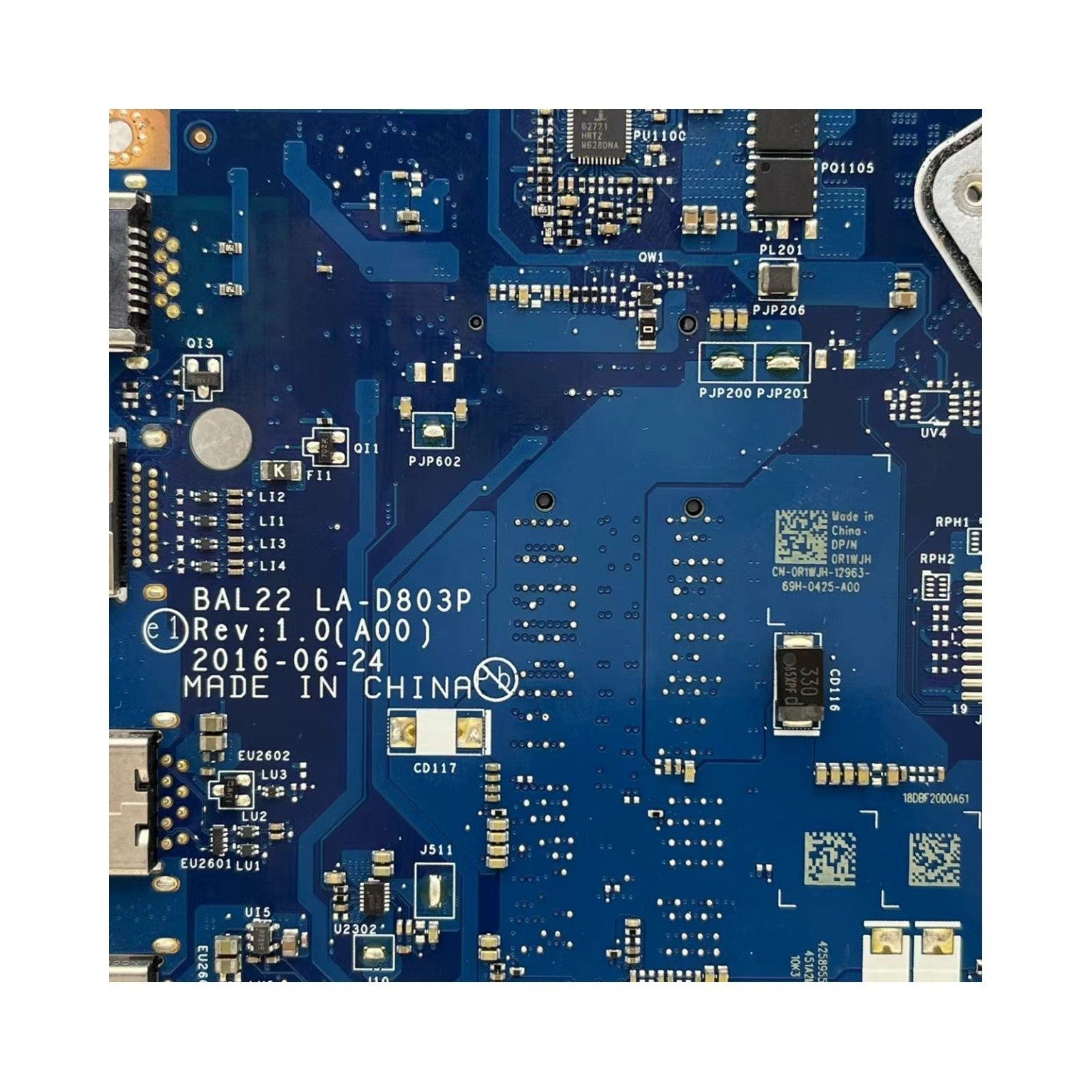 Dell Inspiron 5565 Motherboard LA-D803P R7 M440 4GB A10-9600P 0R1WJH - Bighao-Era Laptop part