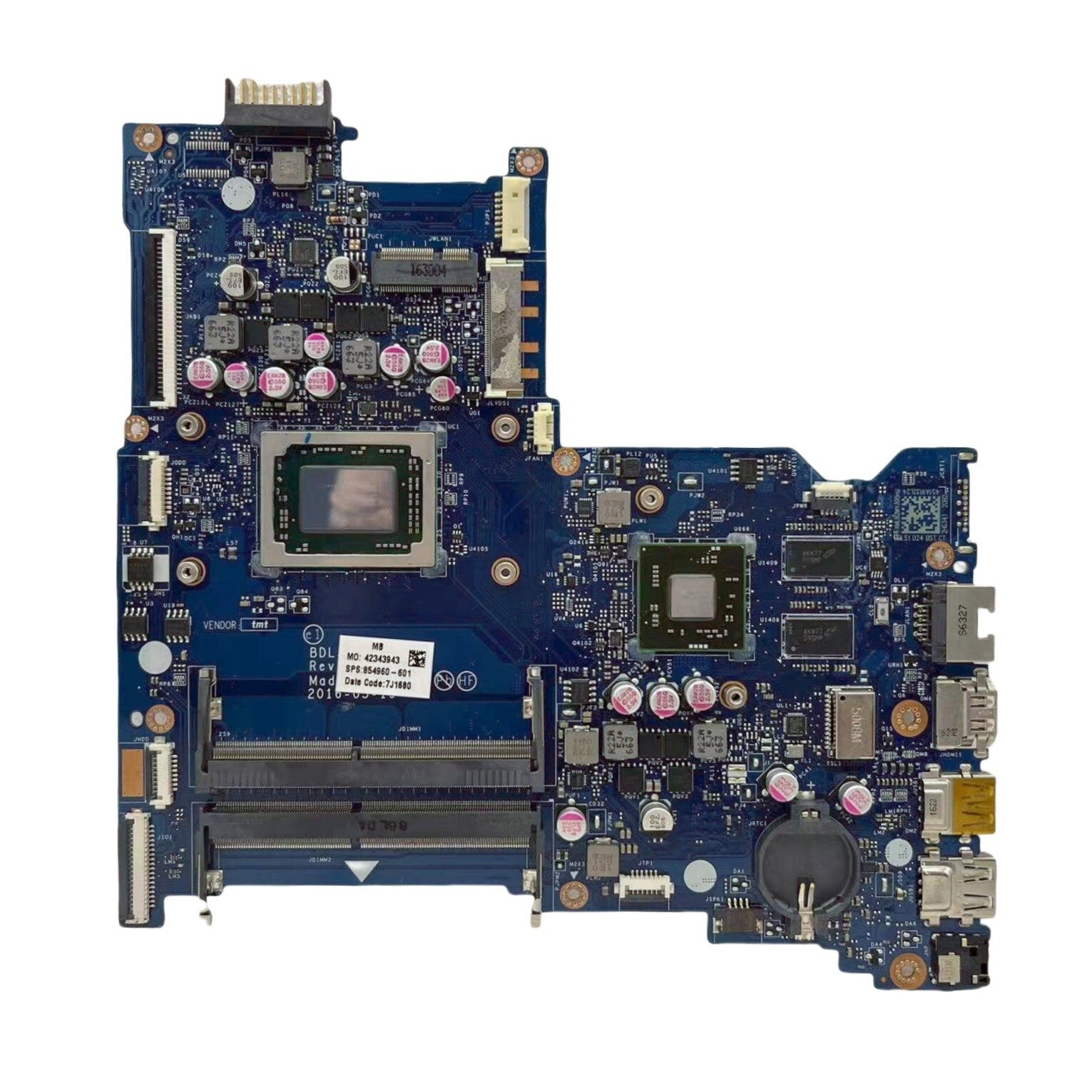HP Pavilion 15-BA Motherboard LA-D713P 854960-601 for A10-9600P R7 M340 2G - Bighao-Era Laptop part