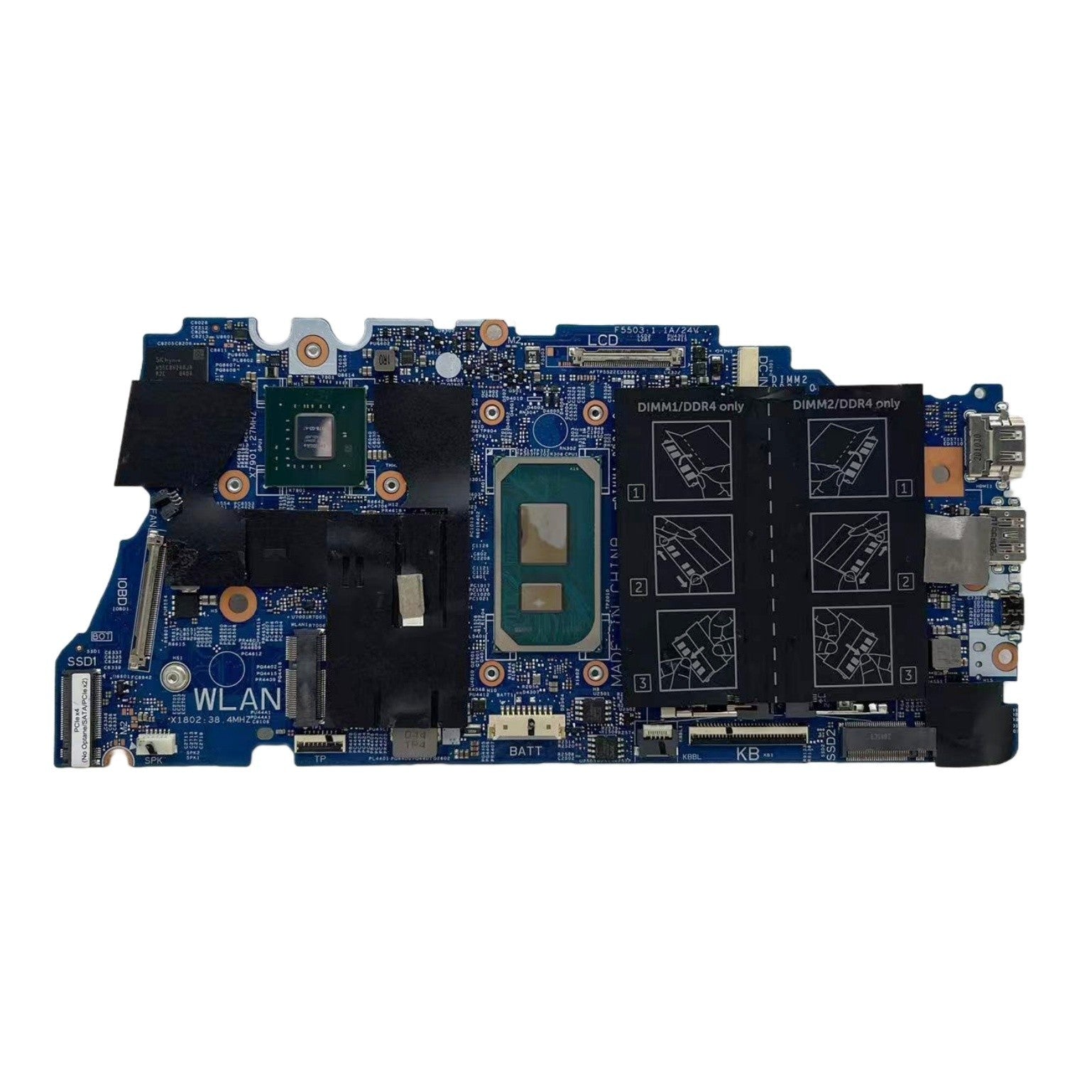 Dell Vostro 5502 Motherboard 19861-1 with i7-1165G7 CPU and MX330 2GB - CN-0MTVY1 - Bighao-Era Laptop part