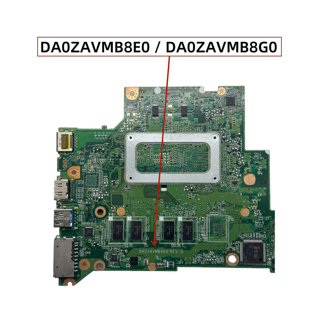 Acer Aspire A315-51 Motherboard DA0ZAVMB8G0 with i5-7200U Processor and 4GB RAM - Bighao-Era Laptop part