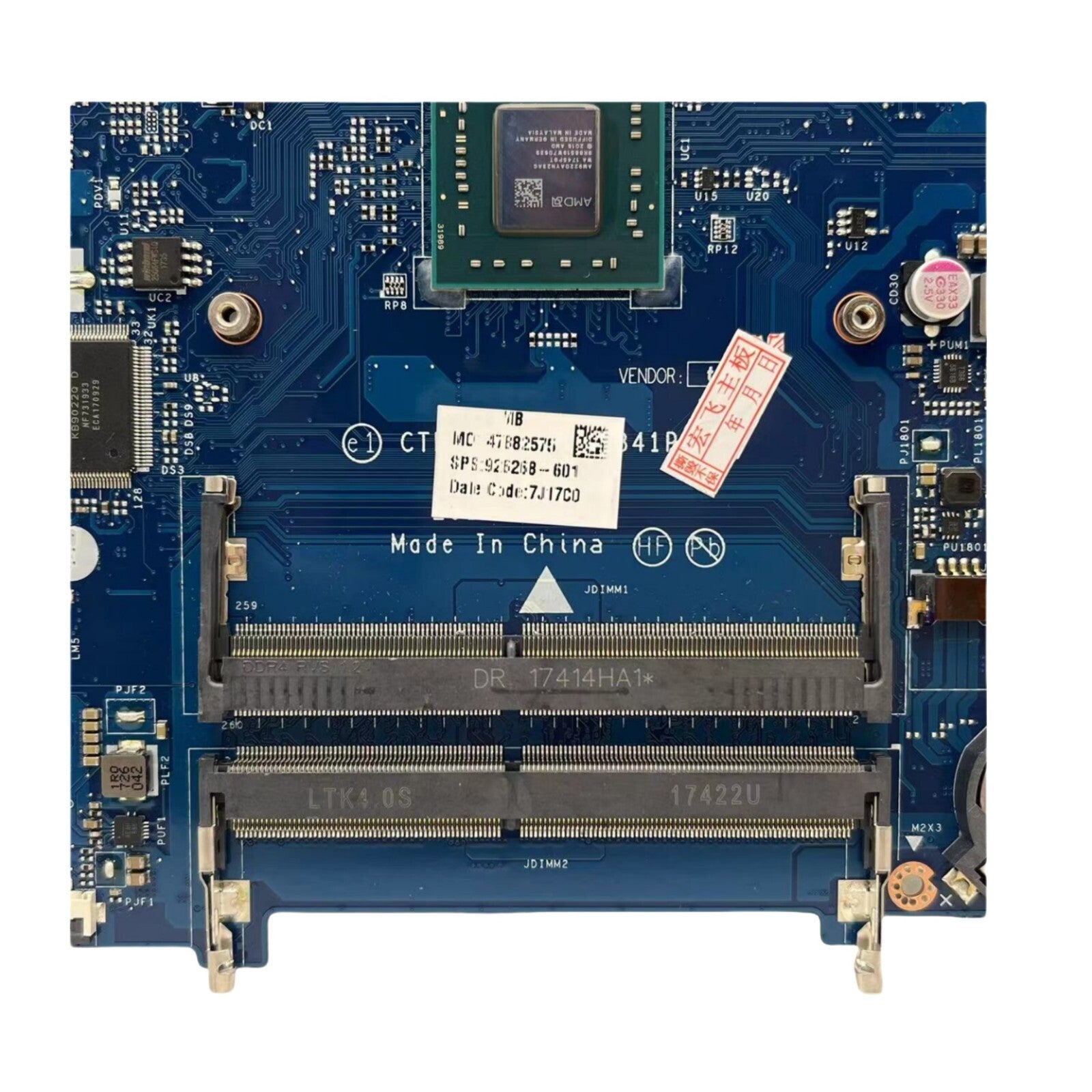 HP Pavilion 255 G6 Motherboard LA-E841P with A6-9220 CPU 926268-601 - Bighao-Era Laptop part