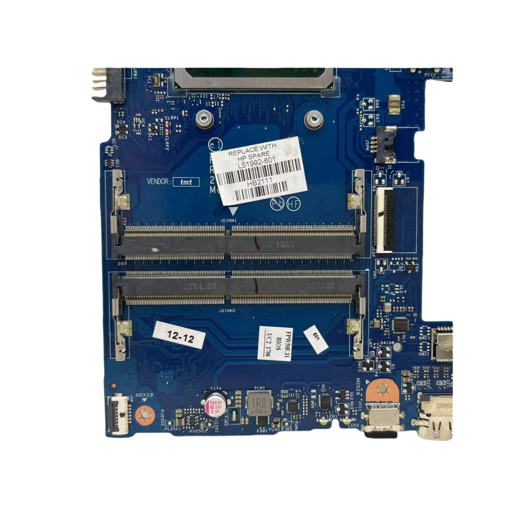HP Pavilion 15-DW Motherboard LA-H323P L51992-601 for i5-8265U MX130 2GB - Bighao-Era Laptop part