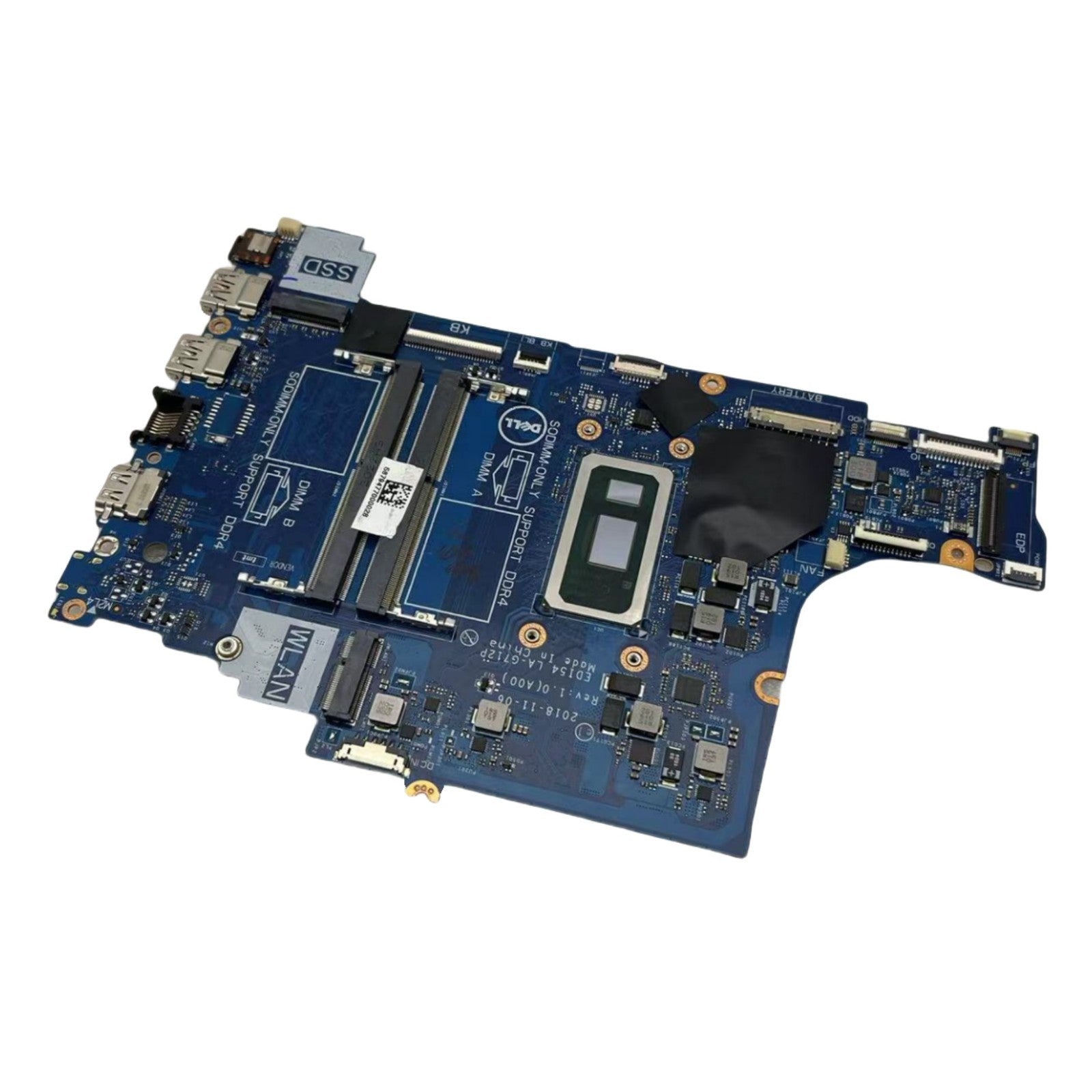 EDI54 LA-G712P For Dell Inspiron 3583 Laptop Motherboard Celeron 4205U CPU UMA - Bighao-Era Laptop part