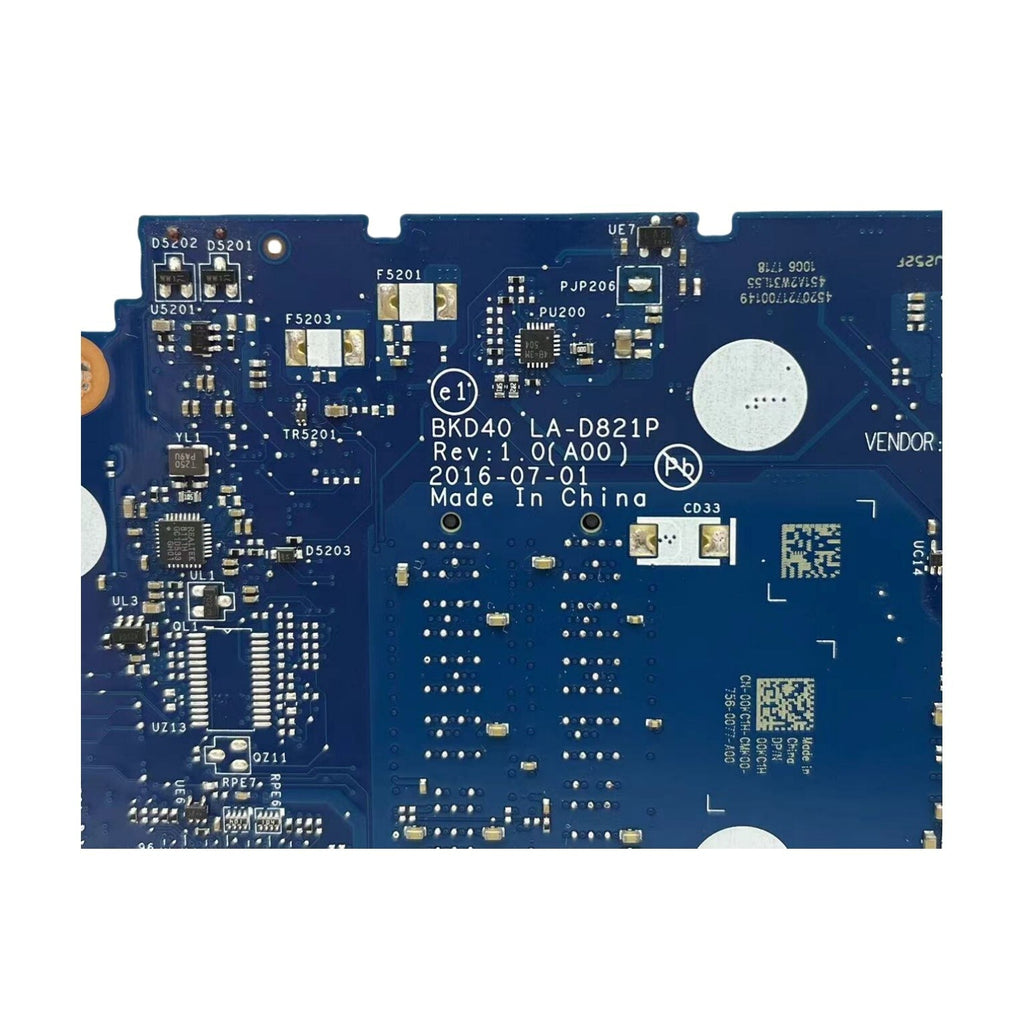 DELL Inspiron 7460 Motherboard LA-D821P with 940MX 2G GPU and i7-7500U 00KC1H - Bighao-Era Laptop part