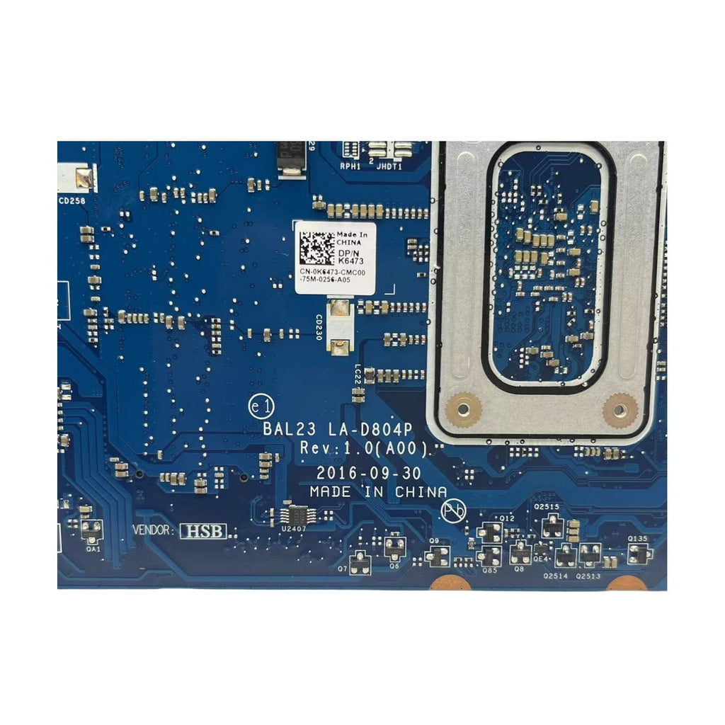 Dell Inspiron 15 5565 Motherboard LA-D804P A6-9200 216-0890010 2G GPU - Bighao-Era Laptop part