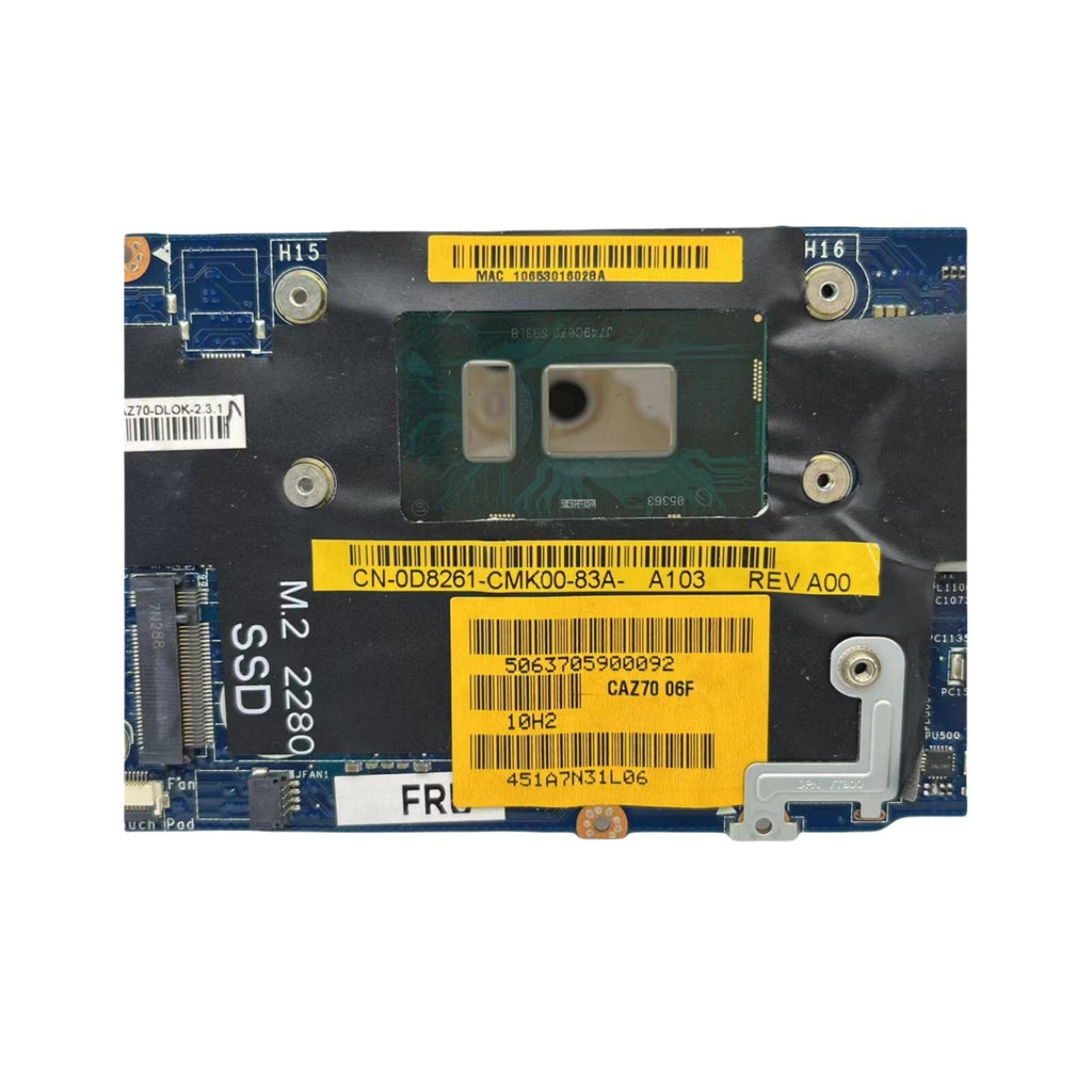 LA-F051P Mainboard For DELL XPS 13 9360 Laptop Motherboard 0D8261 i5-8250U 8GB - Bighao-Era Laptop part
