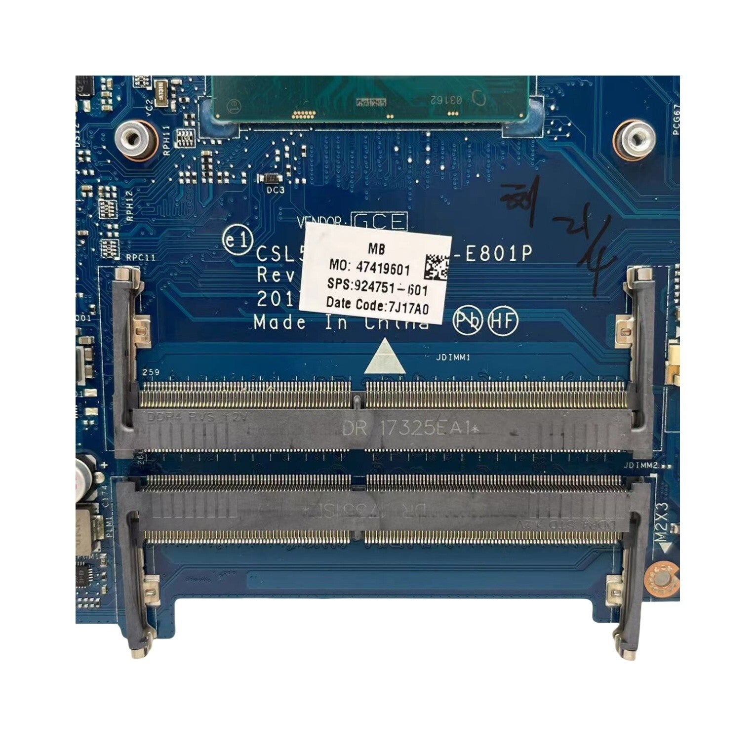 For HP Pavilion 15-BS Laptop Motherboard LA-E801P 924751-601 With i5-7200U CPU - Bighao-Era Laptop part