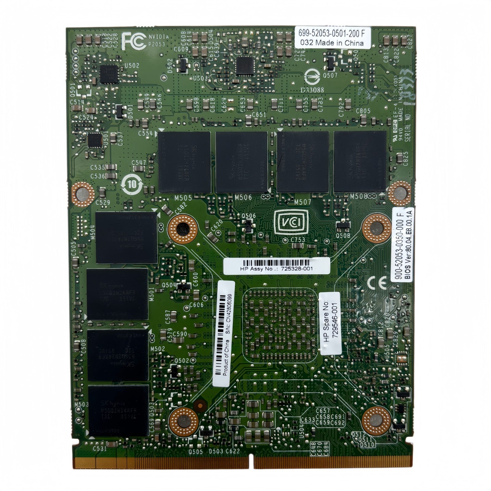 HP NVIDIA Quadro K3100M Graphics Card 4GB - 729546-001, 725328-001 - Bighao-Era Laptop part