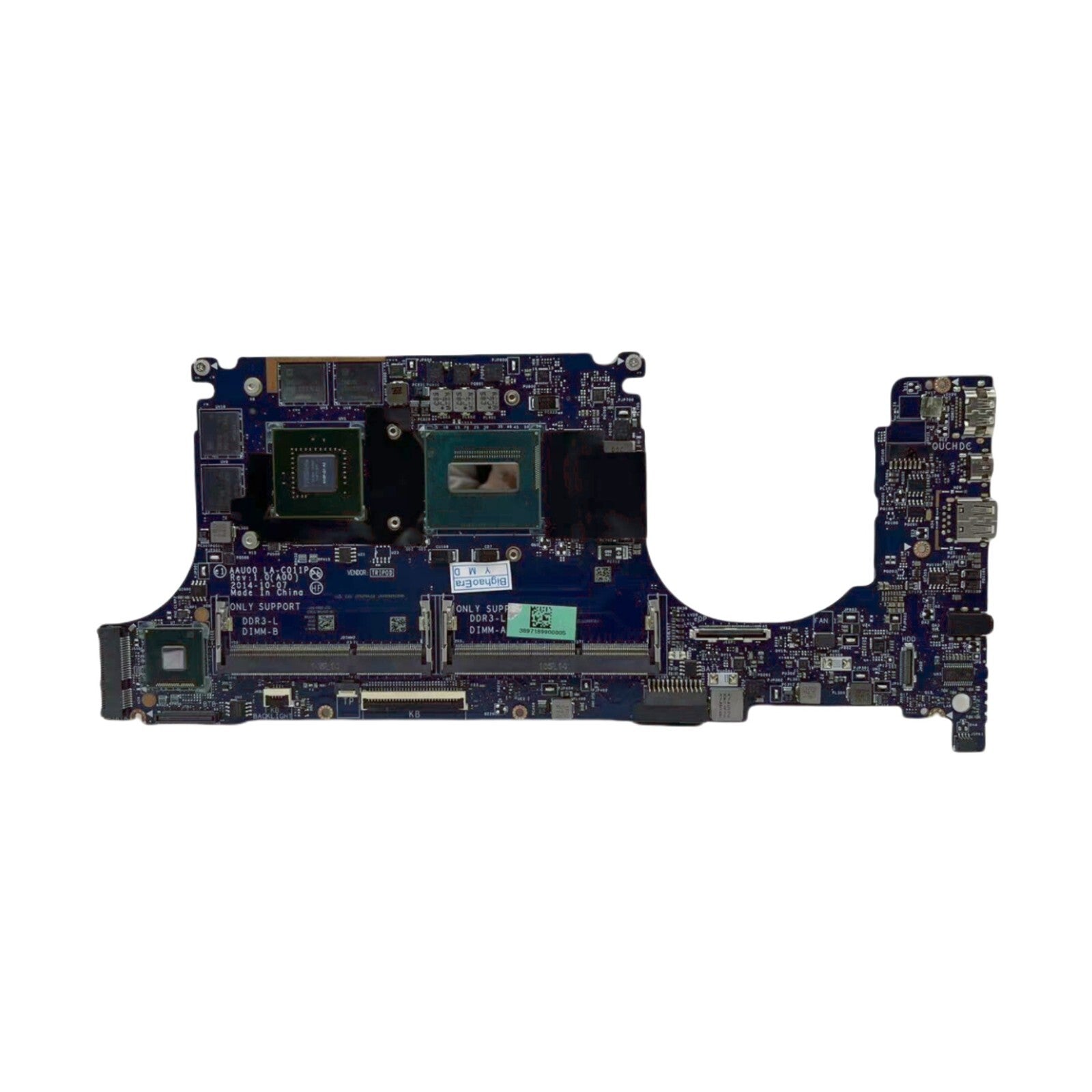 DELL Precision M3800 Motherboard LA-C011P i7-4712HQ 0V919M K1100M 2G GPU - Bighao-Era Laptop part