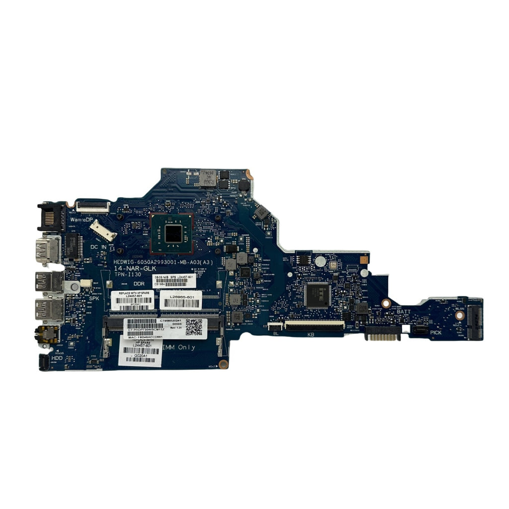 HP 14-CF Motherboard N4000 6050A2993001-MB-A03 for 14-CF 14-DF Models - Bighao-Era Laptop part