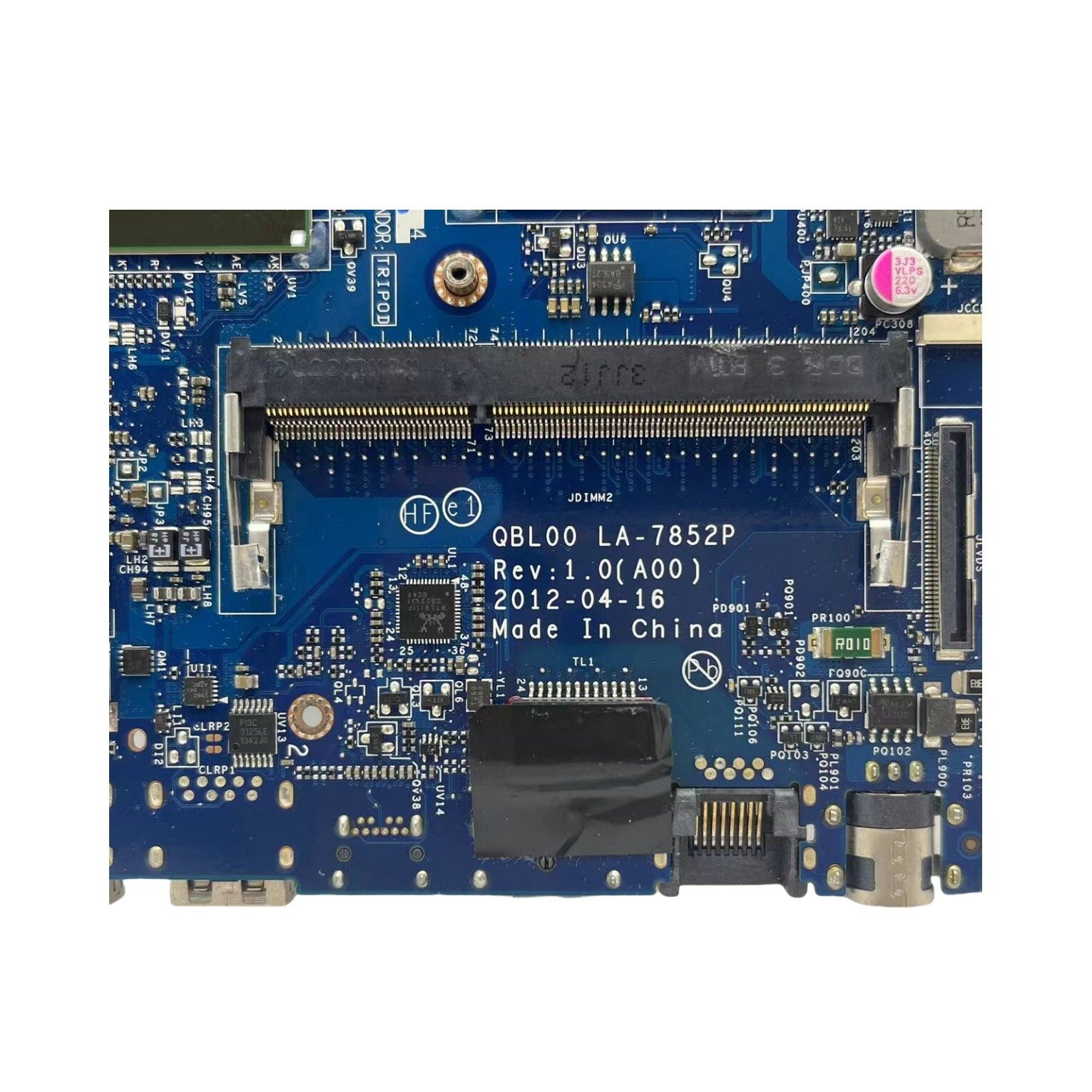DELL XPS 15 L521X Motherboard LA-7852P with i7-3540M CPU HM77 GT640M 0M0YWH - Bighao-Era Laptop part